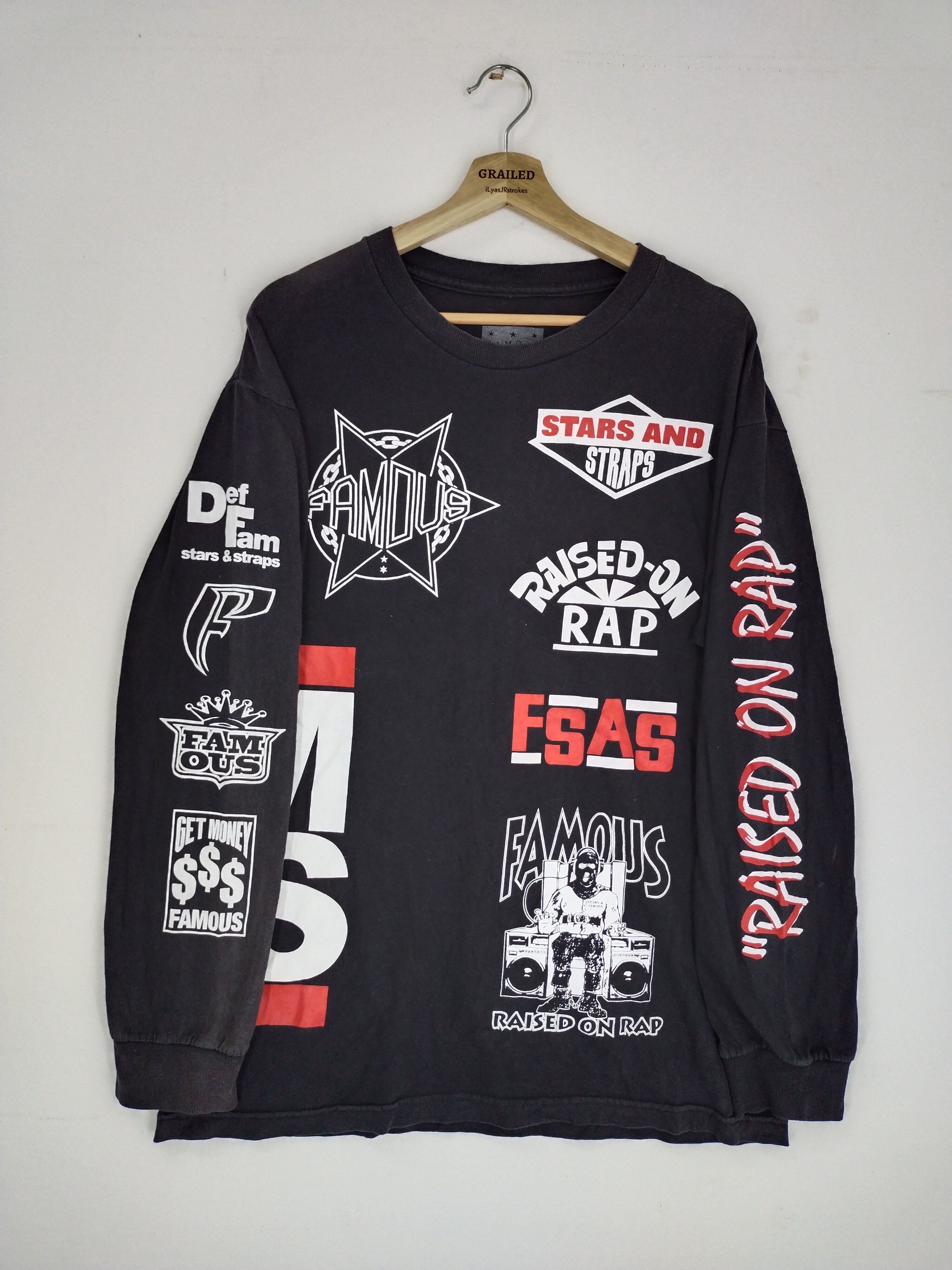 Famous Stars And Straps Vintage FSAS Full Print Long Sleeve Size US L / EU 52-54 / 3 - 1 Thumbnail