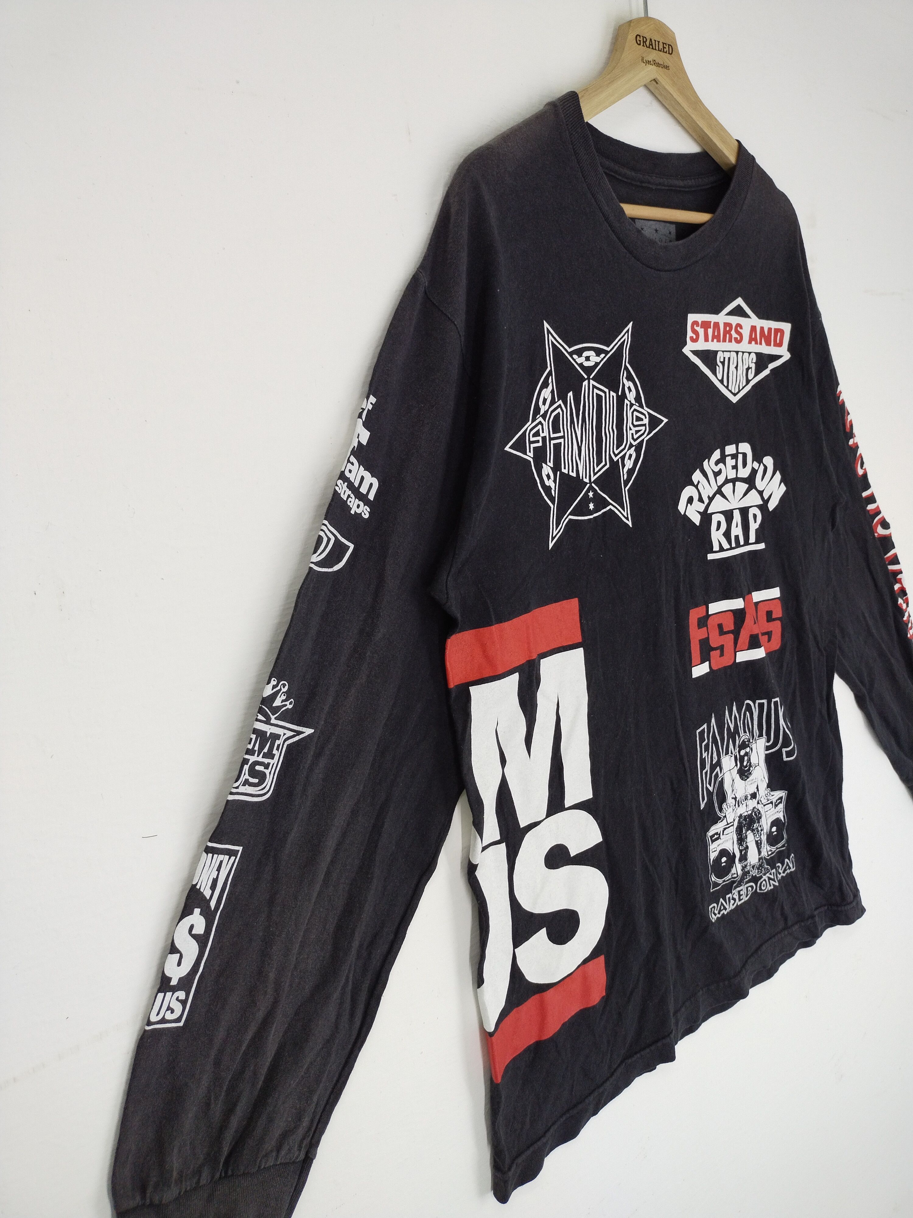Famous Stars And Straps Vintage FSAS Full Print Long Sleeve Size US L / EU 52-54 / 3 - 3 Thumbnail