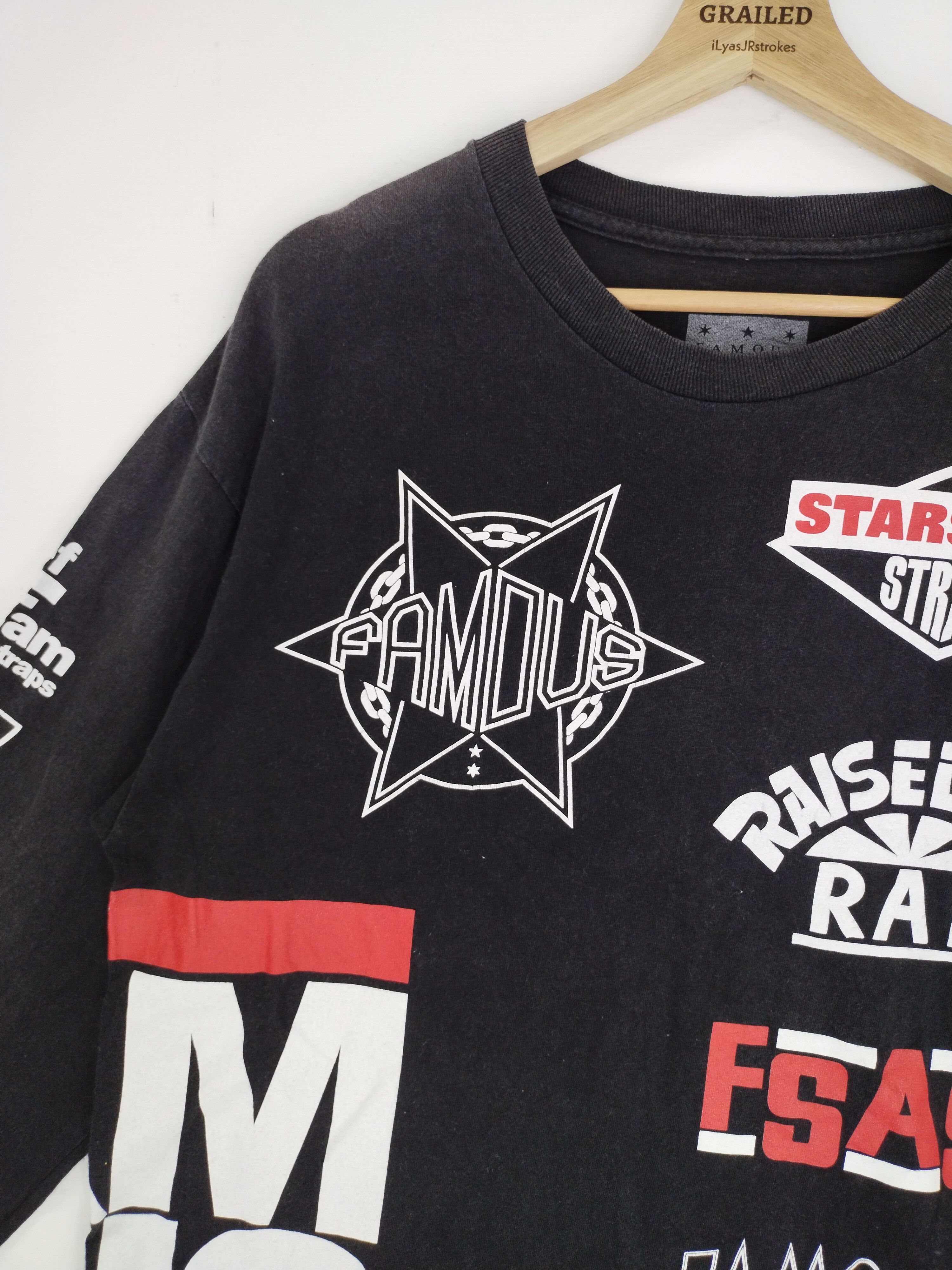 Famous Stars And Straps Vintage FSAS Full Print Long Sleeve Size US L / EU 52-54 / 3 - 10 Thumbnail