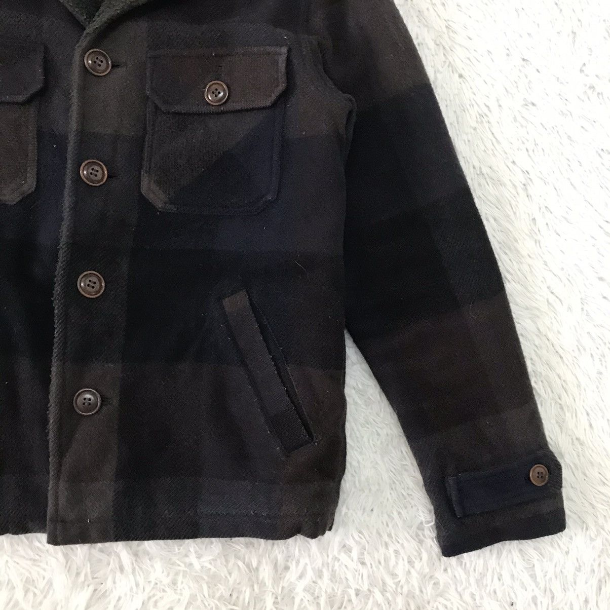 N.Hoolywood 💥Steals💥N Hoolywood Sherpa Fleece Jacket Size US M / EU 48-50 / 2 - 5 Thumbnail