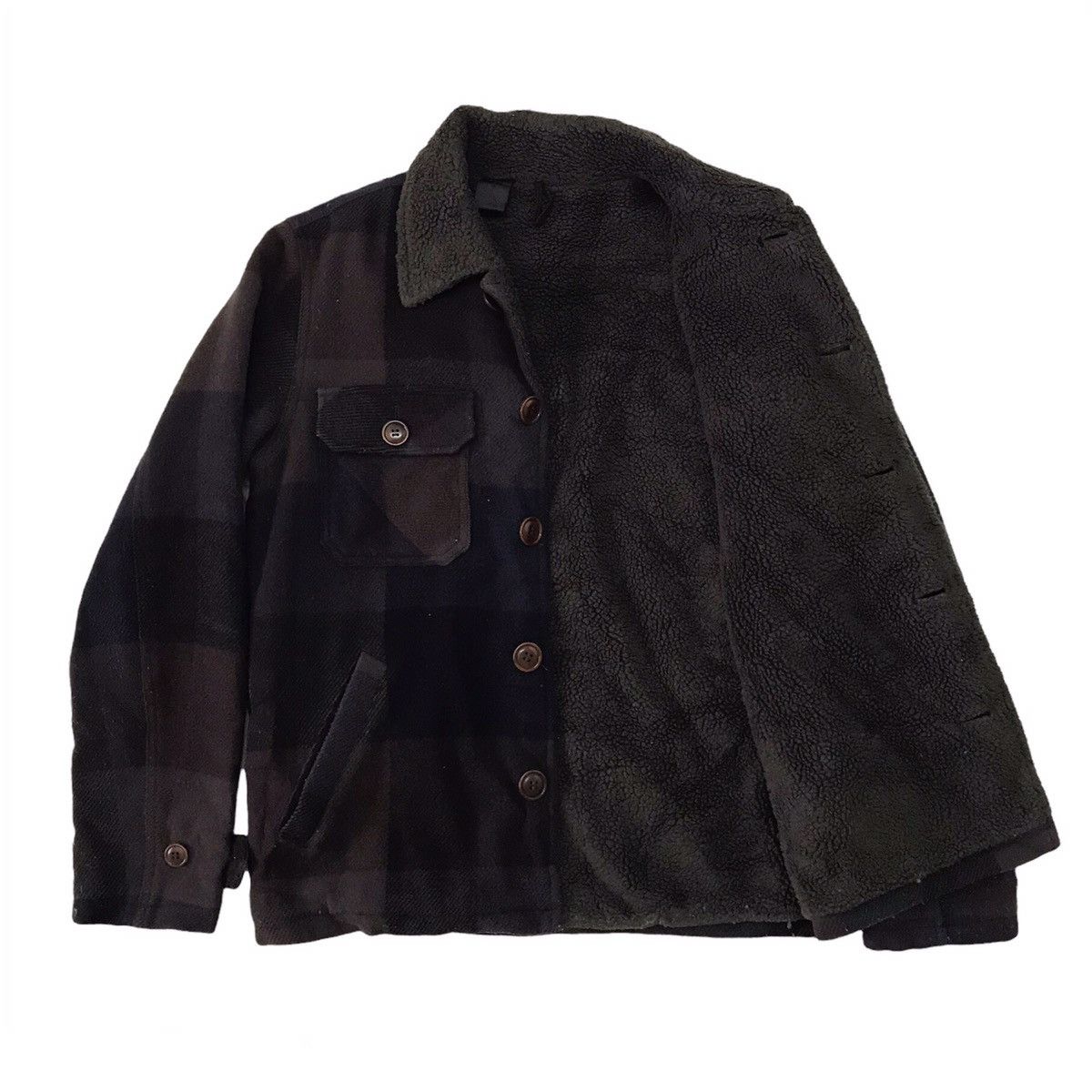 N.Hoolywood 💥Steals💥N Hoolywood Sherpa Fleece Jacket Size US M / EU 48-50 / 2 - 3 Thumbnail