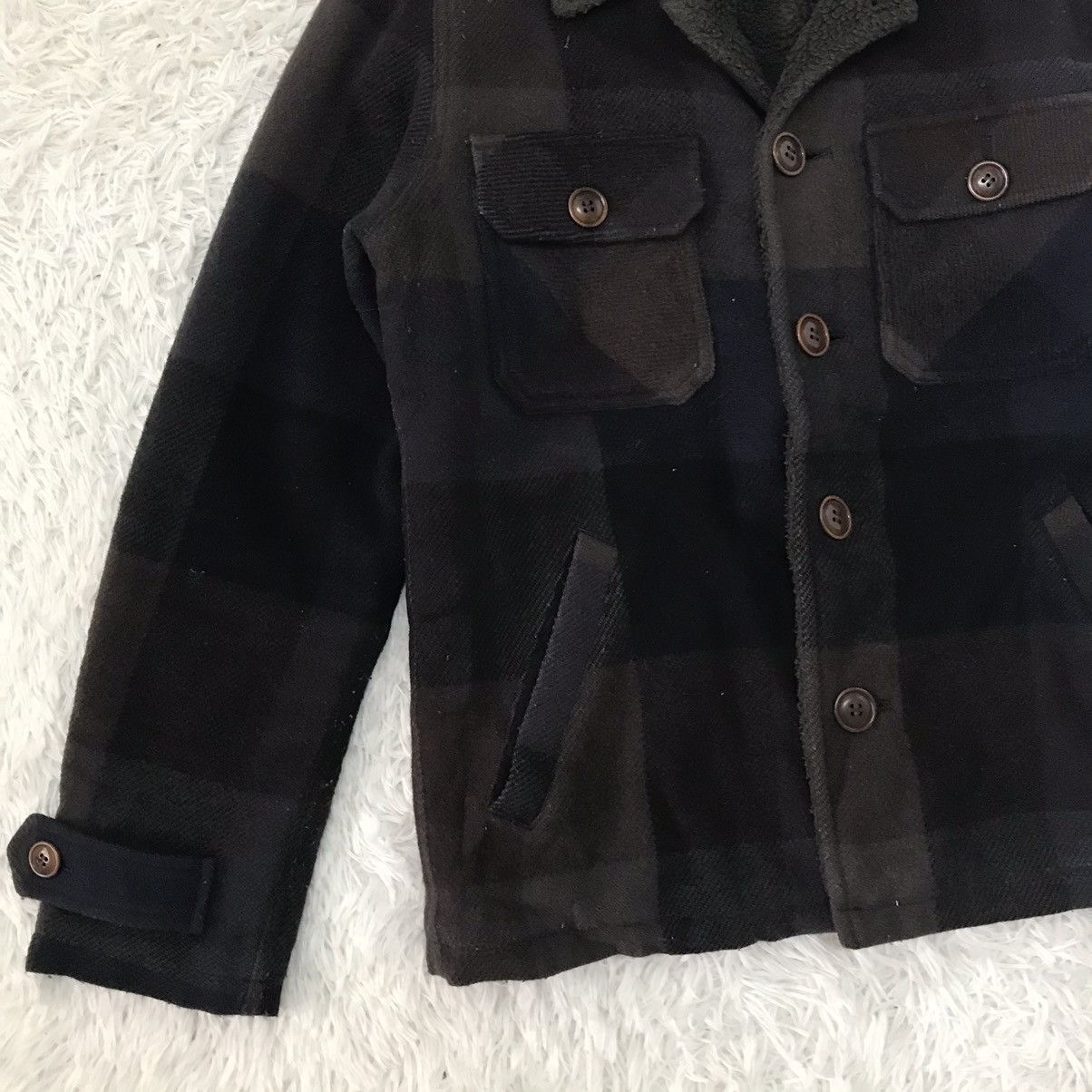 N.Hoolywood 💥Steals💥N Hoolywood Sherpa Fleece Jacket Size US M / EU 48-50 / 2 - 4 Thumbnail