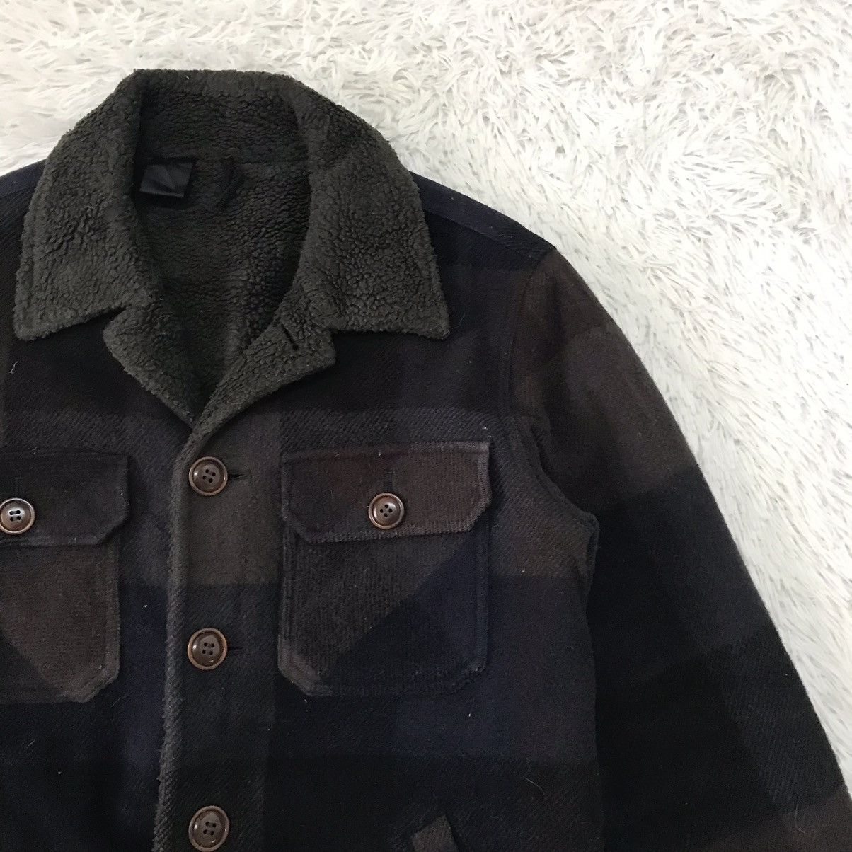 N.Hoolywood 💥Steals💥N Hoolywood Sherpa Fleece Jacket Size US M / EU 48-50 / 2 - 6 Thumbnail
