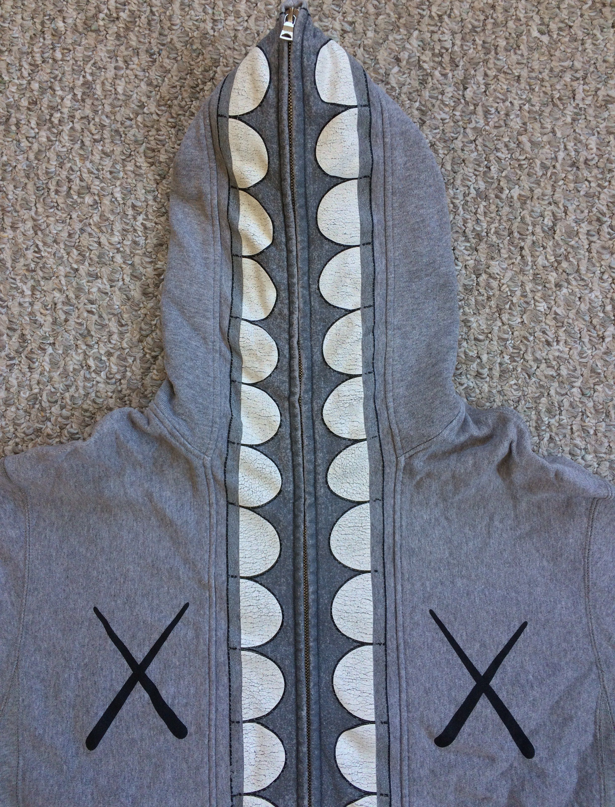 Bape × Kaws F/W 2005 Bape x Kaws Chomper Full Zip Hoodie Size US L / EU 52-54 / 3 - 2 Thumbnail