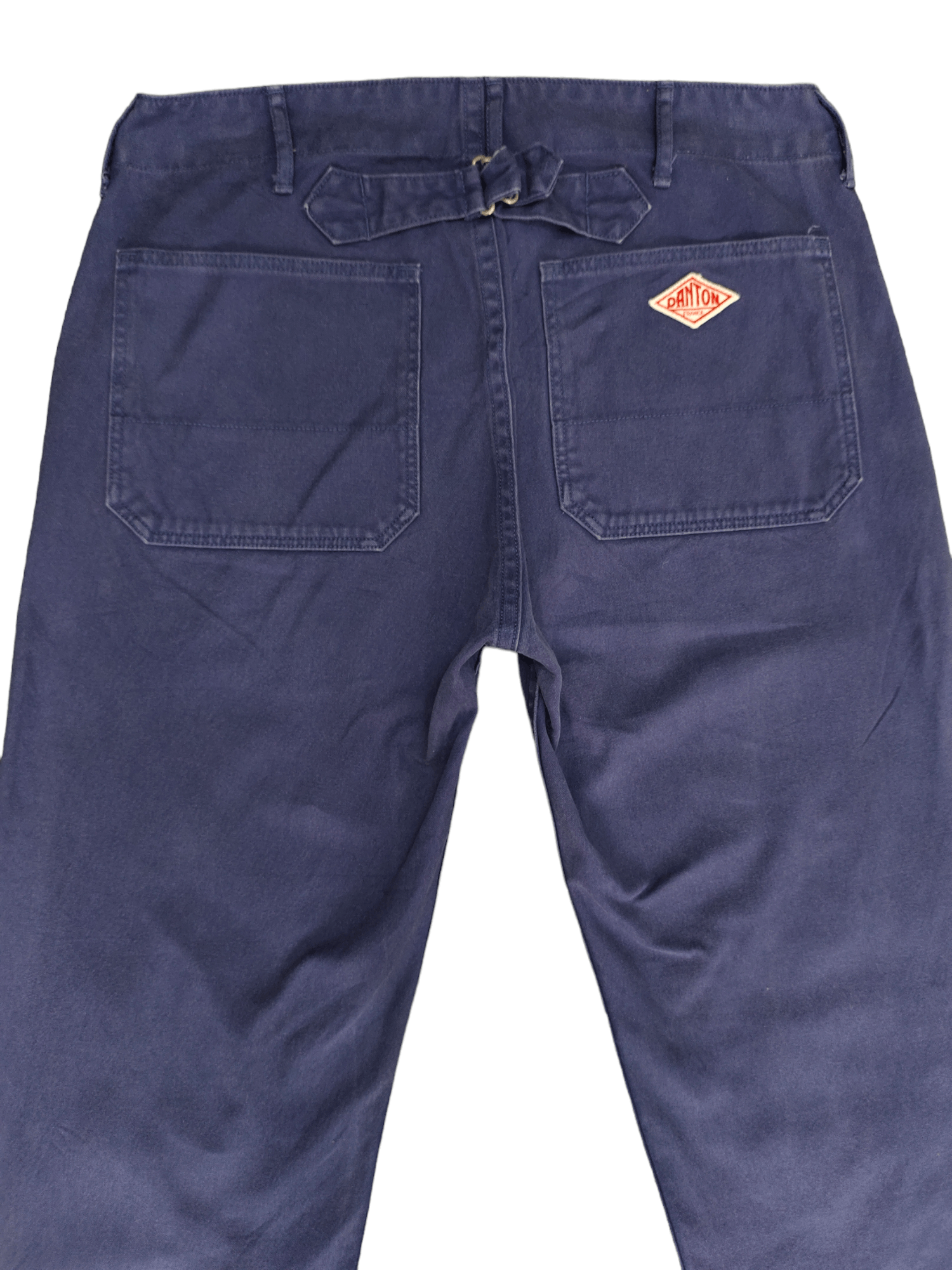 Danton Vintage Danton Indigo Buckle Back Fatigue Pants Workwear Size US 31 - 3 Thumbnail
