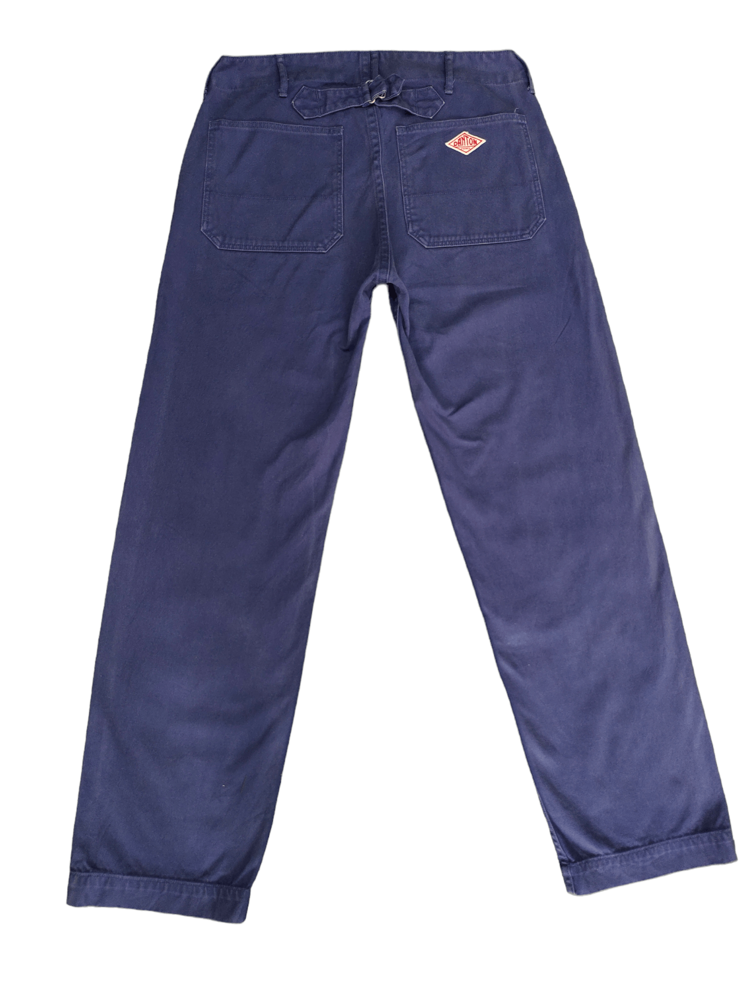 Danton Vintage Danton Indigo Buckle Back Fatigue Pants Workwear Size US 31 - 2 Thumbnail