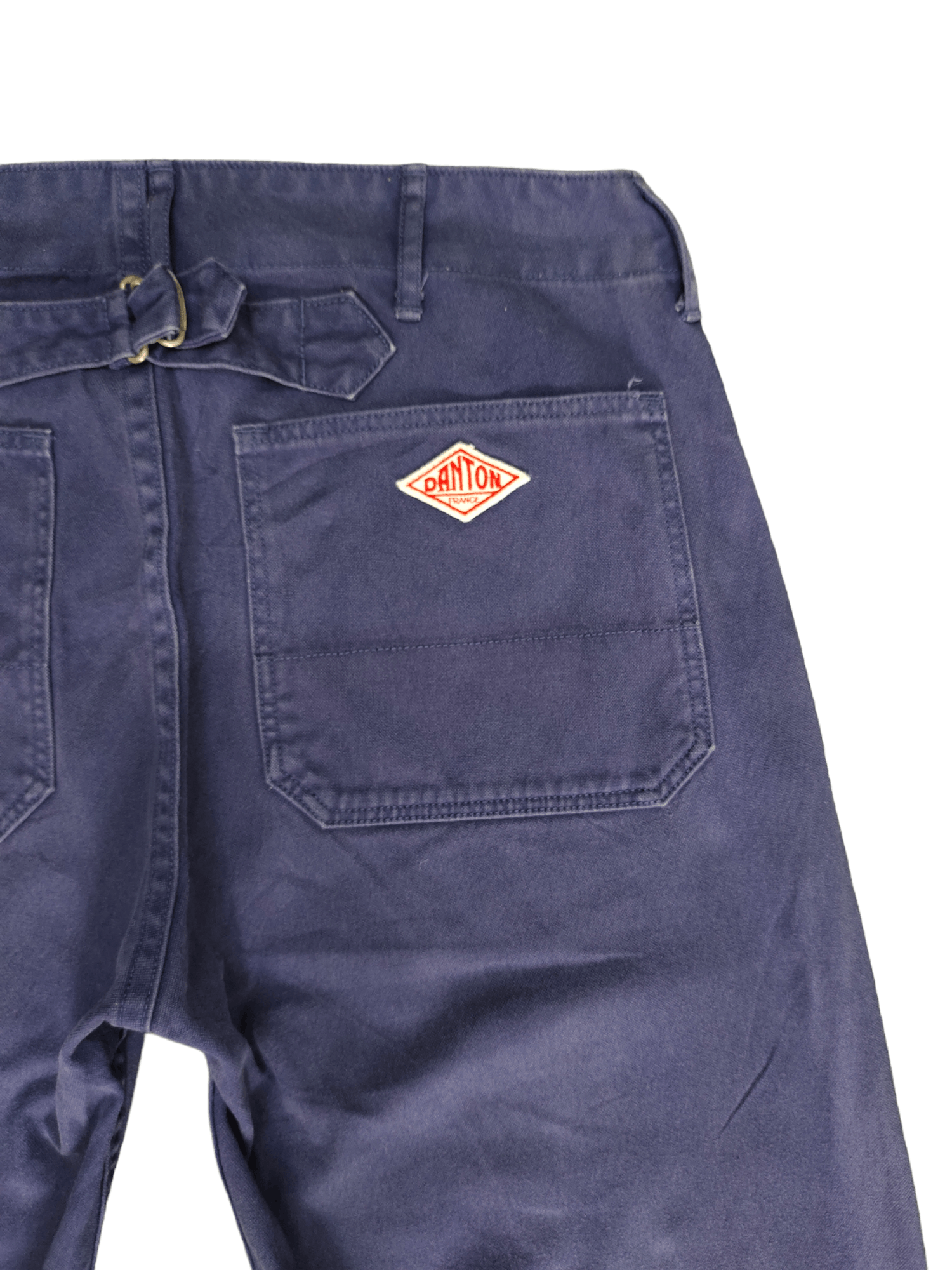 Danton Vintage Danton Indigo Buckle Back Fatigue Pants Workwear Size US 31 - 4 Thumbnail