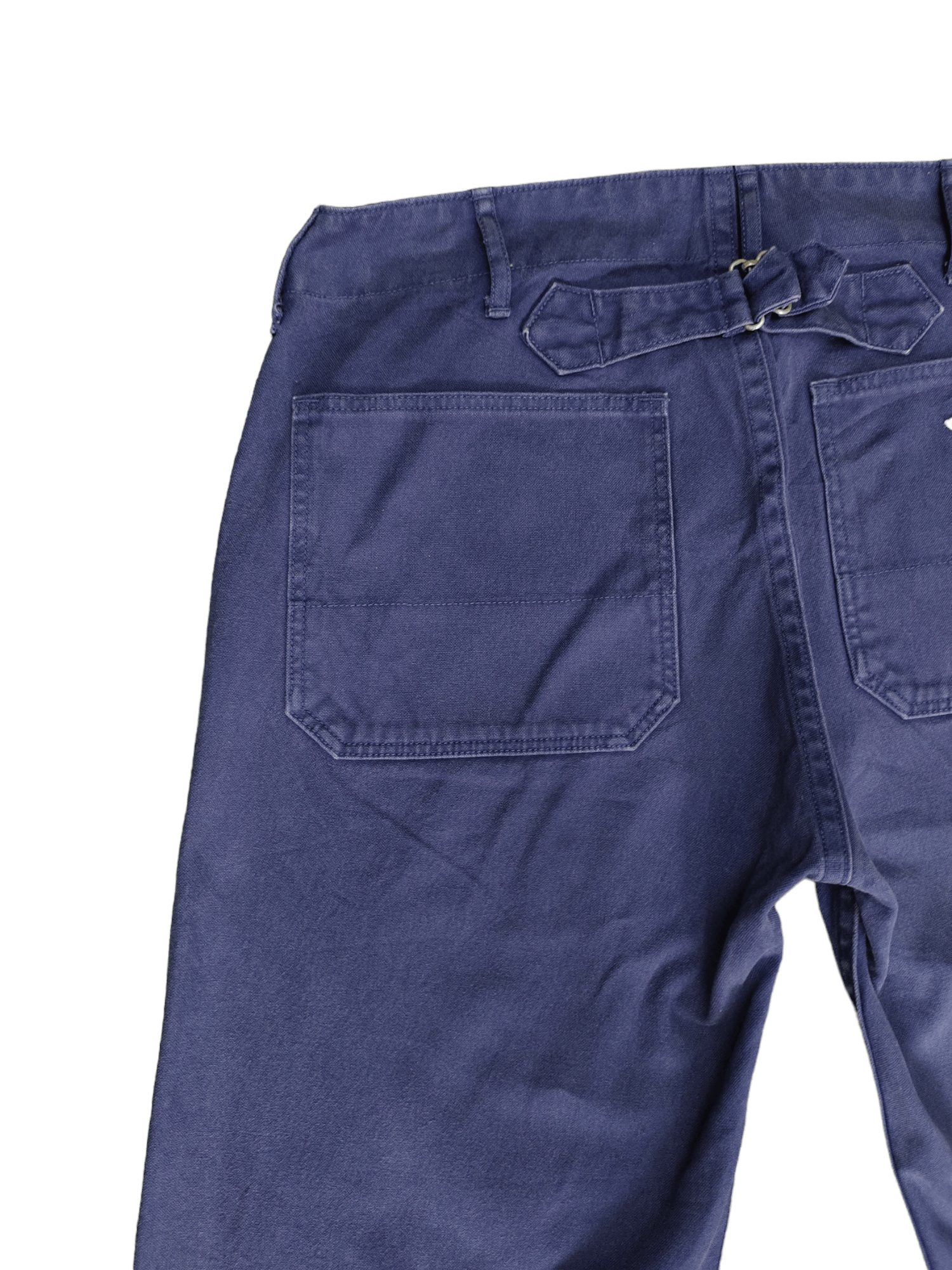 Danton Vintage Danton Indigo Buckle Back Fatigue Pants Workwear Size US 31 - 5 Thumbnail