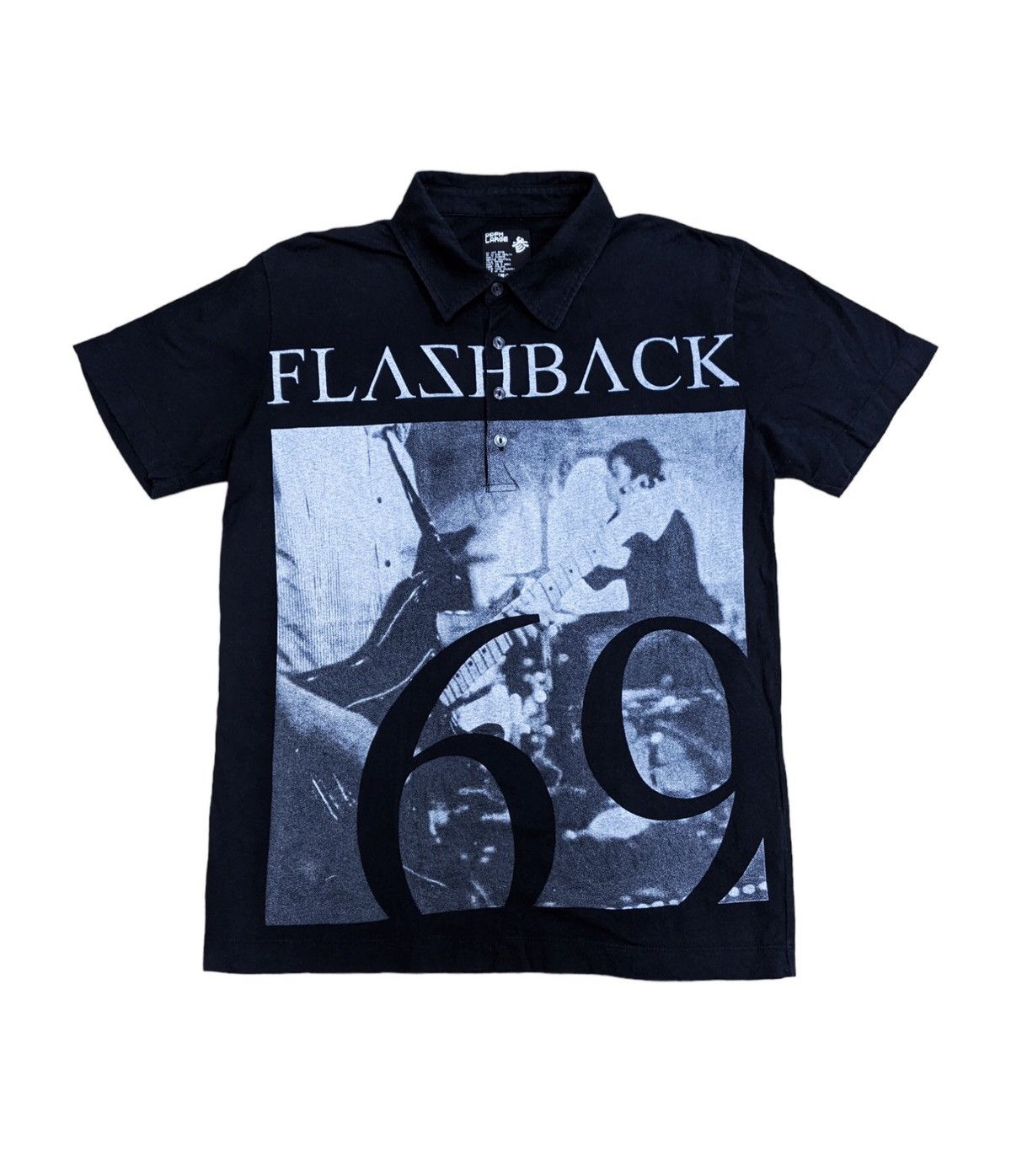 image of Ppfm Flashback 69 Photo Tshirt in Black, Men's (Size Large)