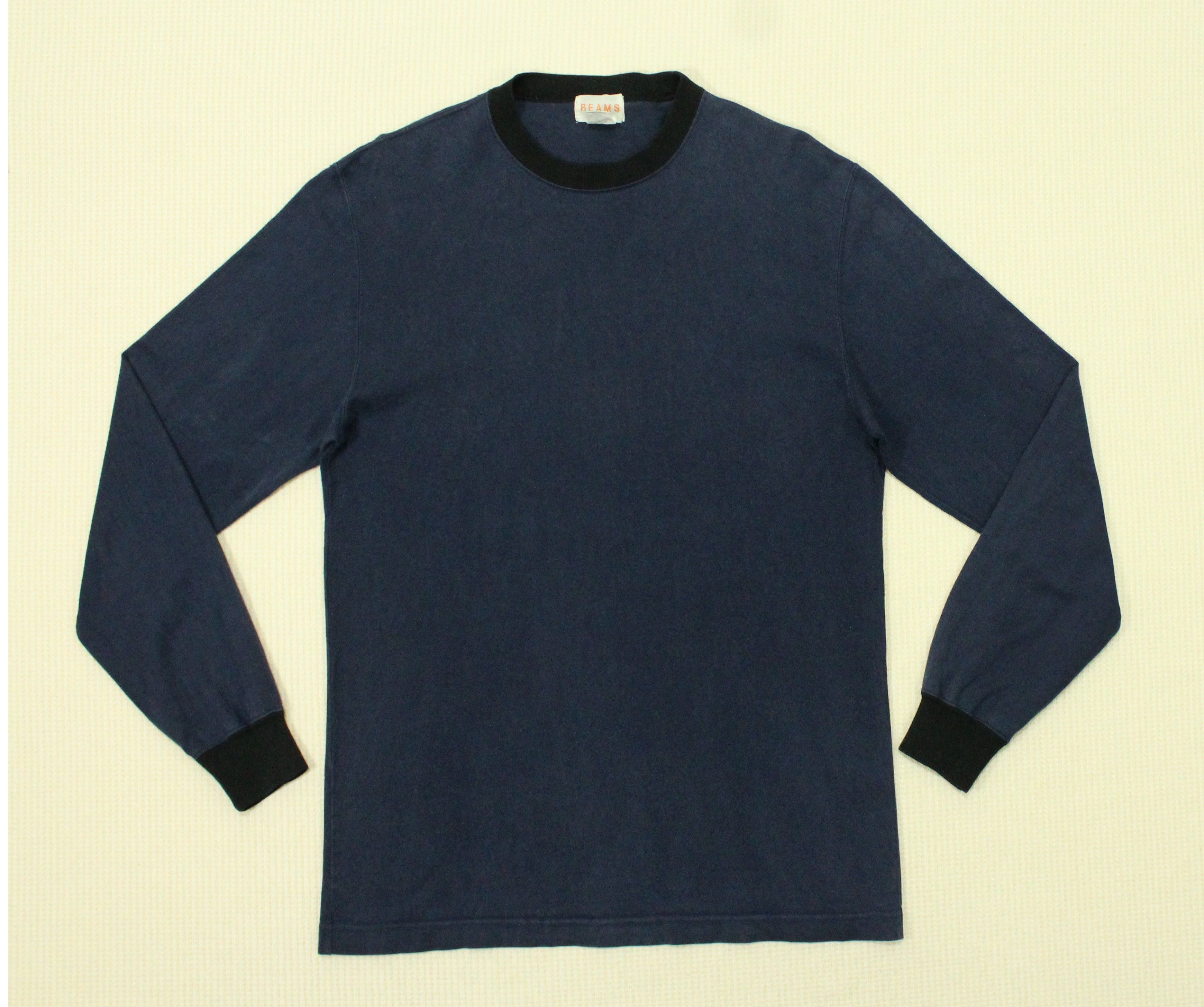Beams Plus × Japanese Brand BEAMS T Shirt Long Sleeve Ringer Grunge Skate Punk Size US M / EU 48-50 / 2 - 4 Thumbnail