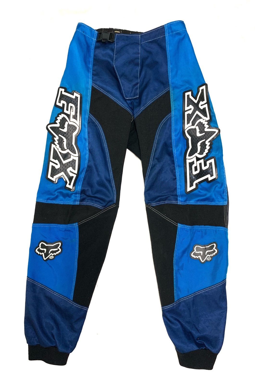 image of Vintage 90's Fox Motocross/bmx Pants Kid's in Blue (Size 26)