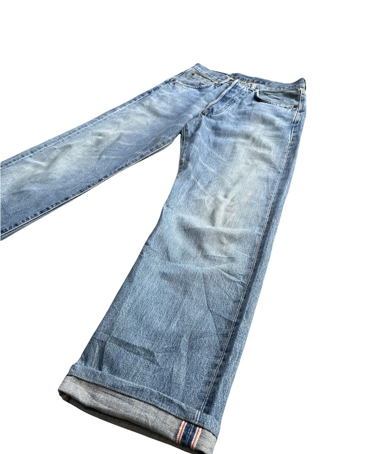 Vintage Edwin 505X Selvedge Faded Wash Denim