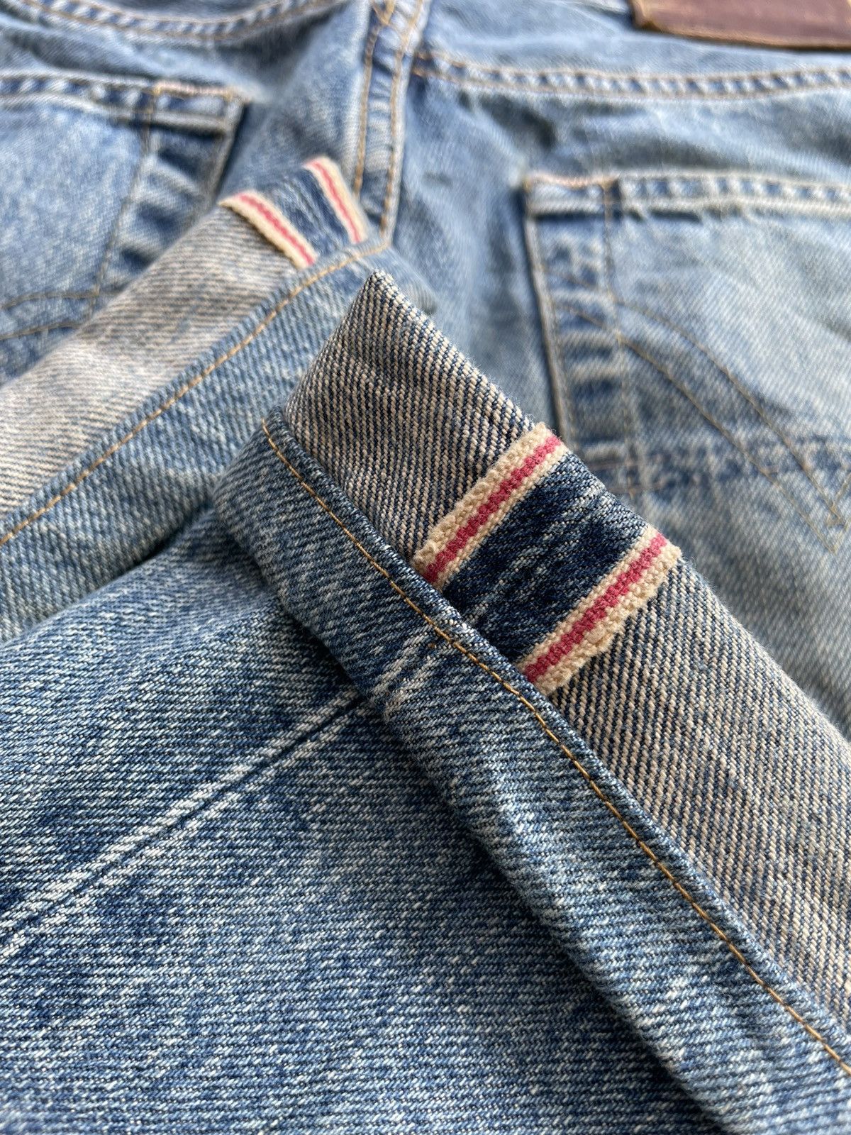 Vintage Edwin 505X Selvedge Faded Wash Denim