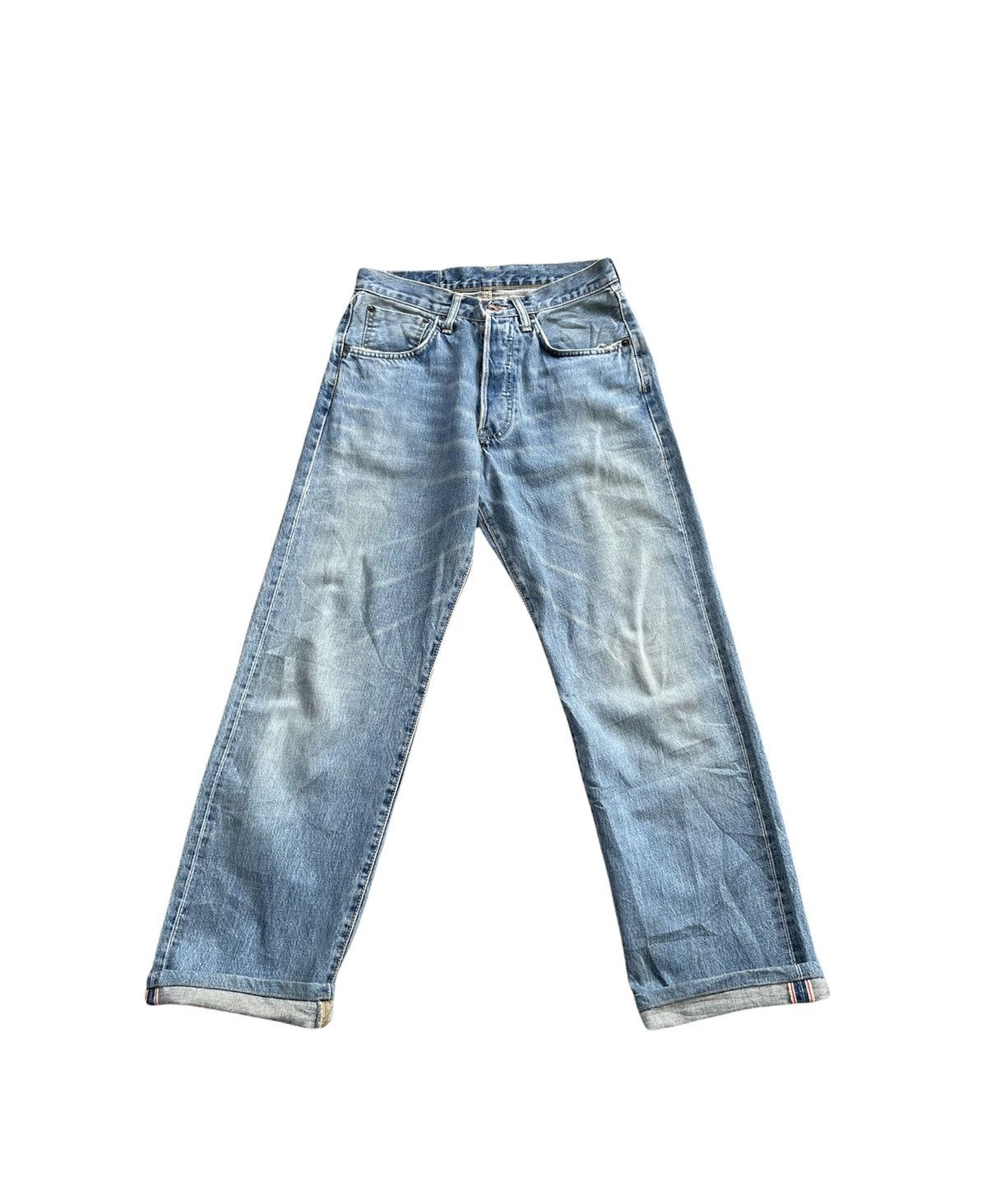 Vintage Edwin 505X Selvedge Faded Wash Denim