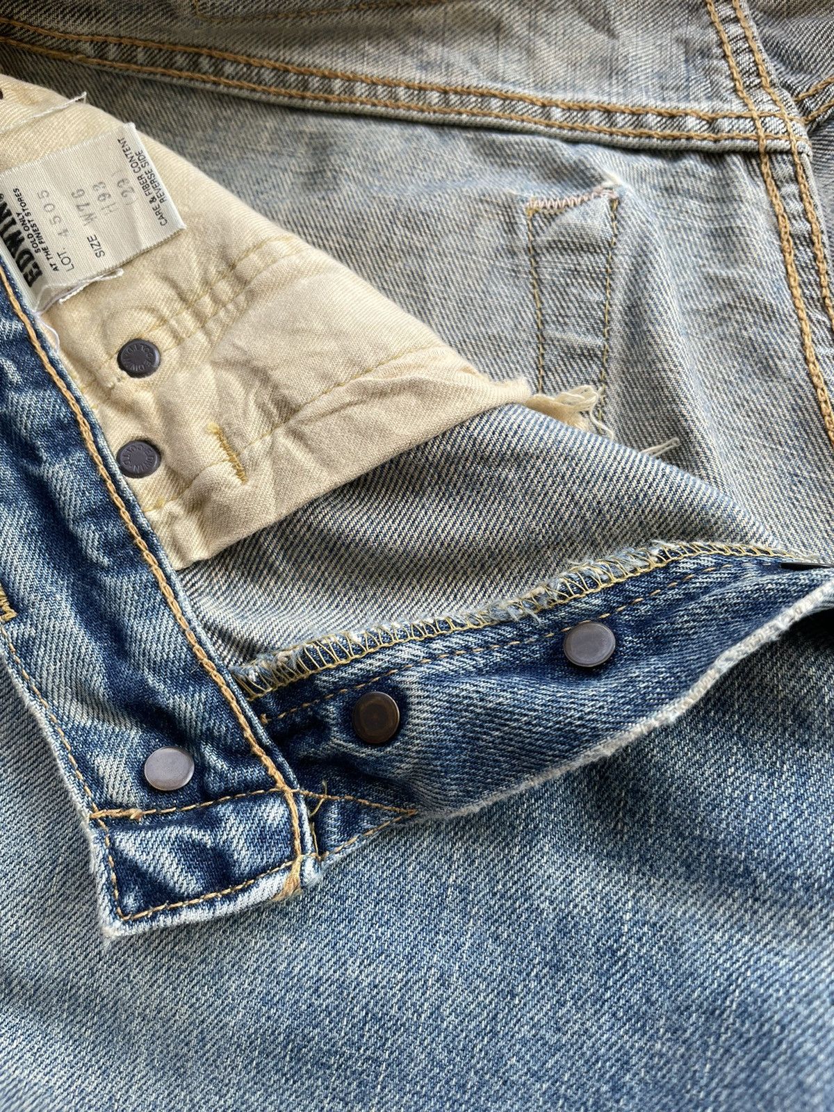 Vintage Edwin 505X Selvedge Faded Wash Denim