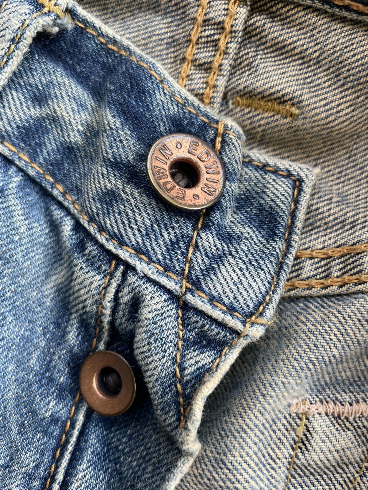 Vintage Edwin 505X Selvedge Faded Wash Denim