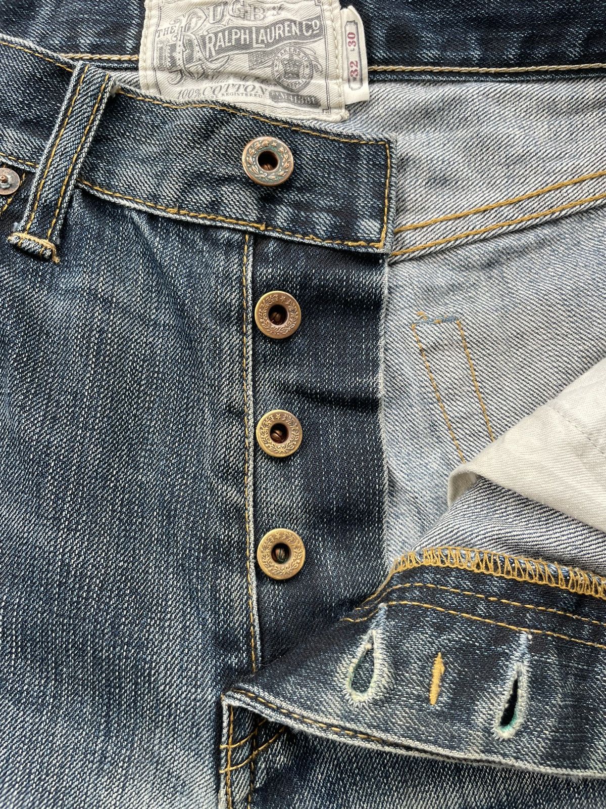 Polo Ralph Lauren Rare Rugby Ralph Lauren Statement Denim Size US 35 - 21 Thumbnail