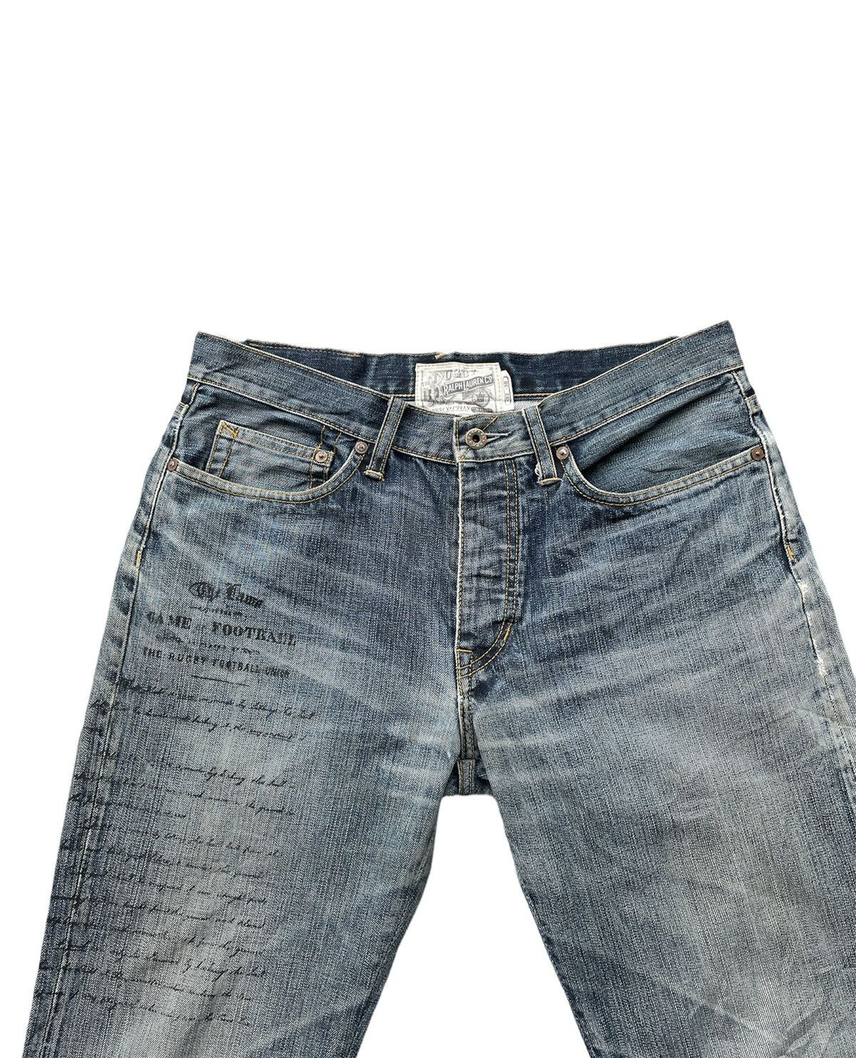 Polo Ralph Lauren Rare Rugby Ralph Lauren Statement Denim Size US 35 - 7 Thumbnail