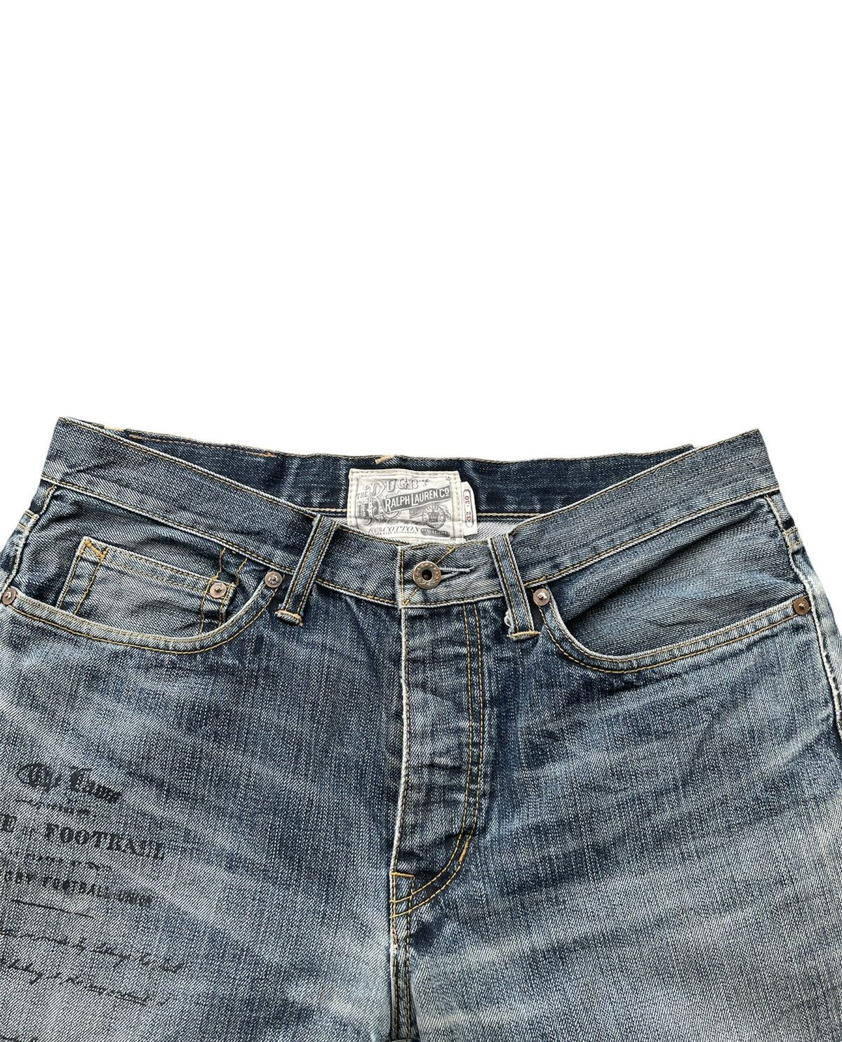 Polo Ralph Lauren Rare Rugby Ralph Lauren Statement Denim Size US 35 - 10 Thumbnail