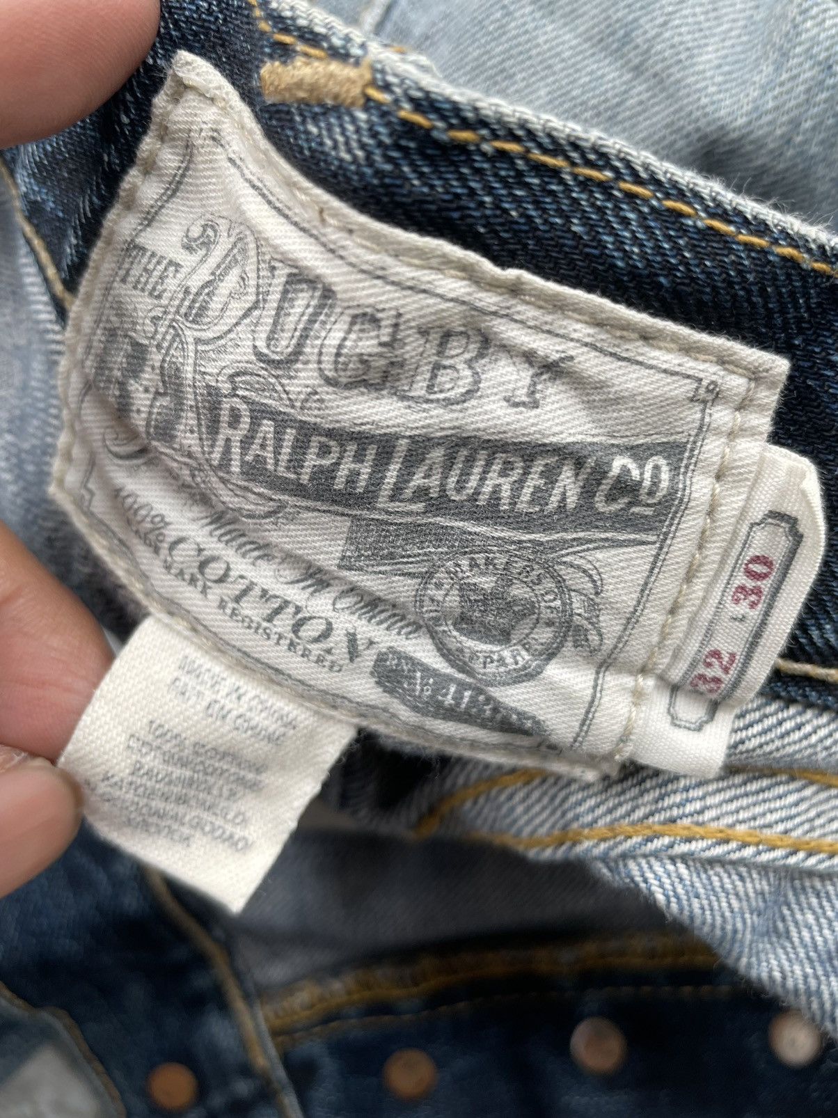 Polo Ralph Lauren Rare Rugby Ralph Lauren Statement Denim Size US 35 - 17 Thumbnail