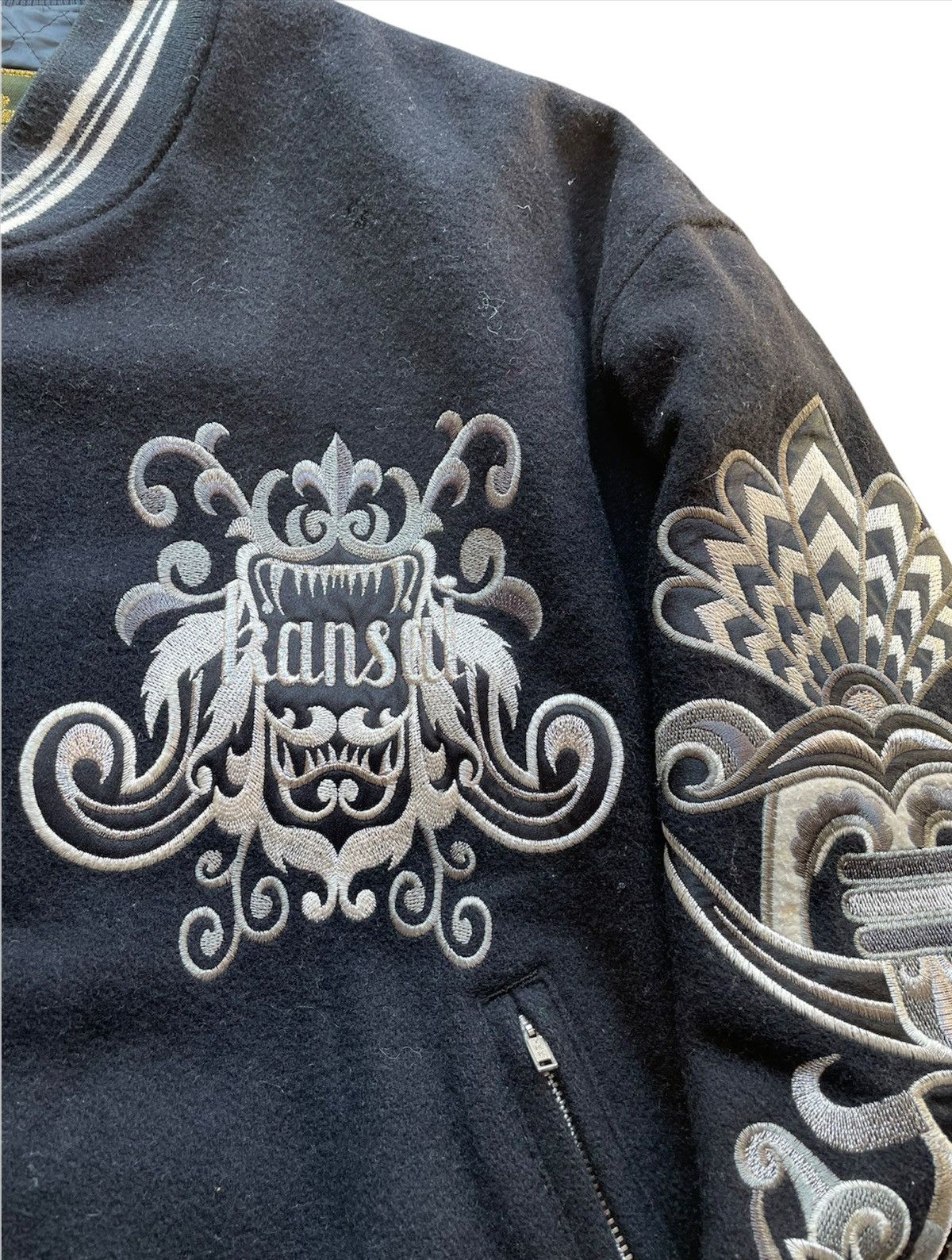 Kansai Yamamoto 1980’s Wool Tiger Varsity Bomber Size US M / EU 48-50 / 2 - 4 Thumbnail
