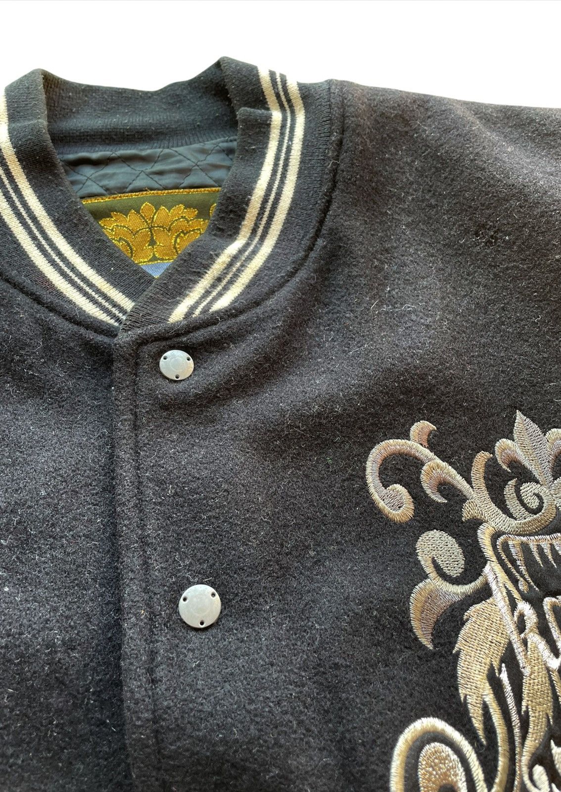 Kansai Yamamoto 1980’s Wool Tiger Varsity Bomber Size US M / EU 48-50 / 2 - 5 Thumbnail