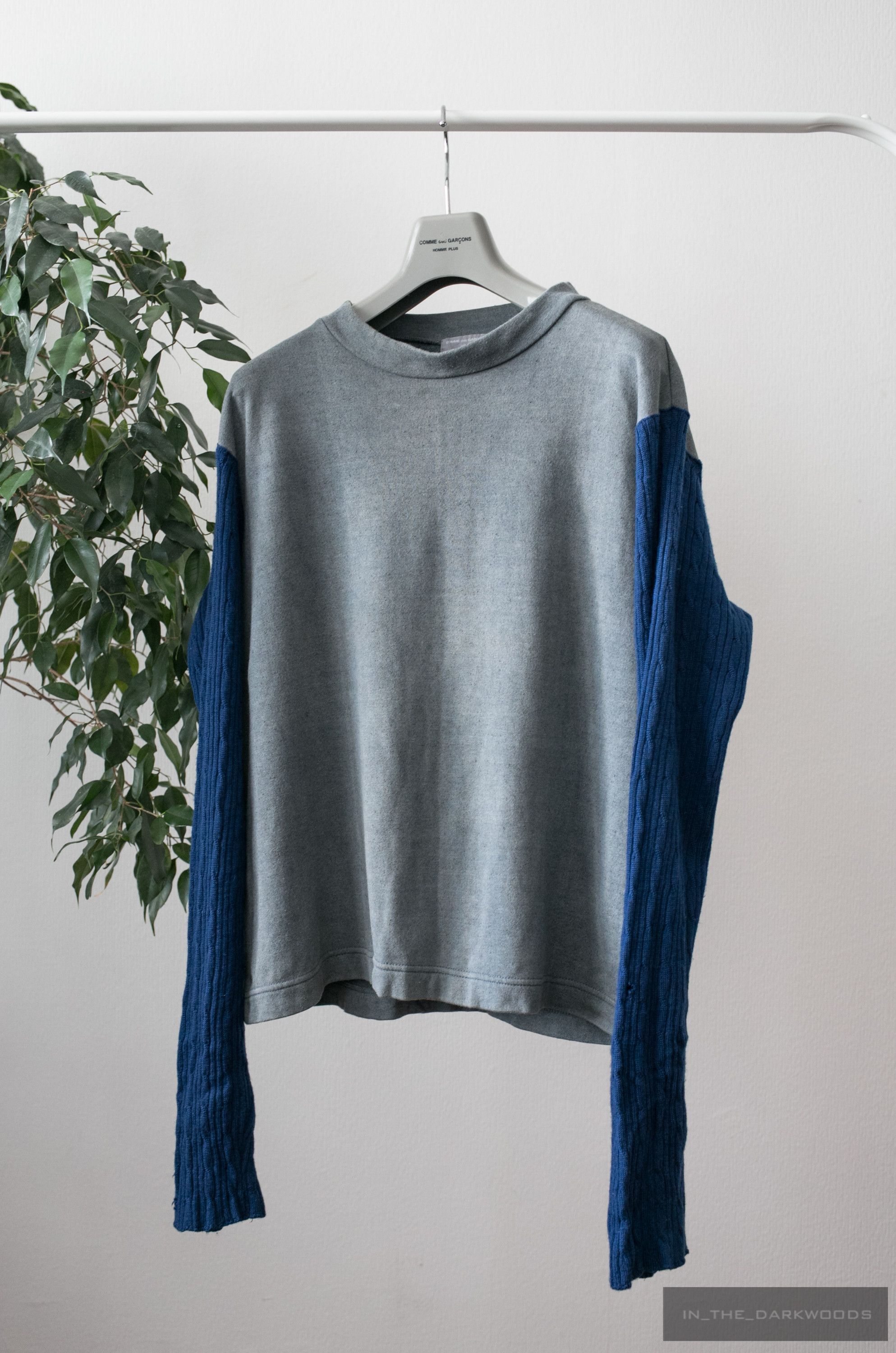 Comme des Garcons Homme 1999AW knitted sleeves sweatshirt Size US S / EU 44-46 / 1 - 2 Thumbnail