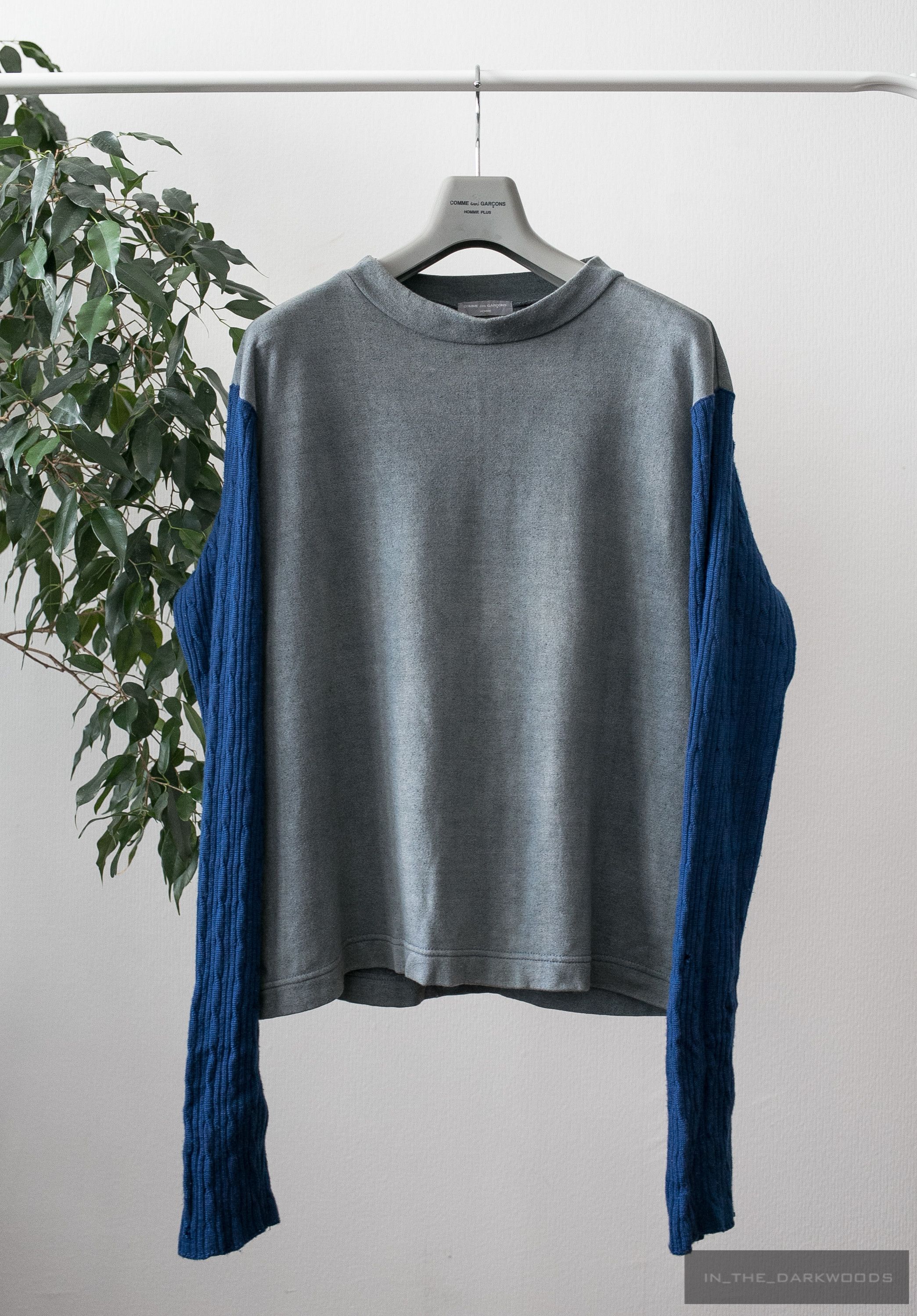 Comme des Garcons Homme 1999AW knitted sleeves sweatshirt Size US S / EU 44-46 / 1 - 1 Thumbnail