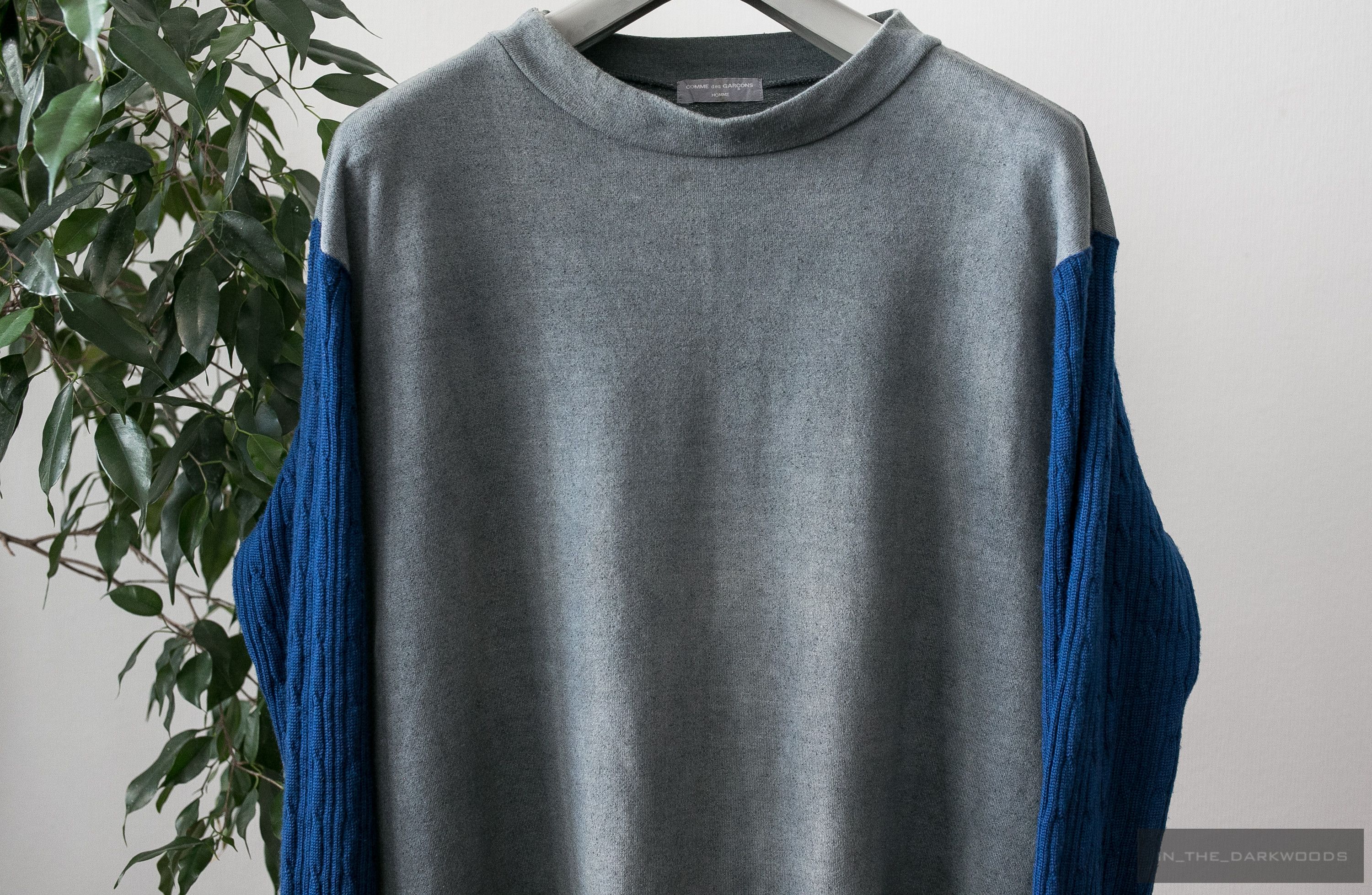 Comme des Garcons Homme 1999AW knitted sleeves sweatshirt Size US S / EU 44-46 / 1 - 3 Thumbnail