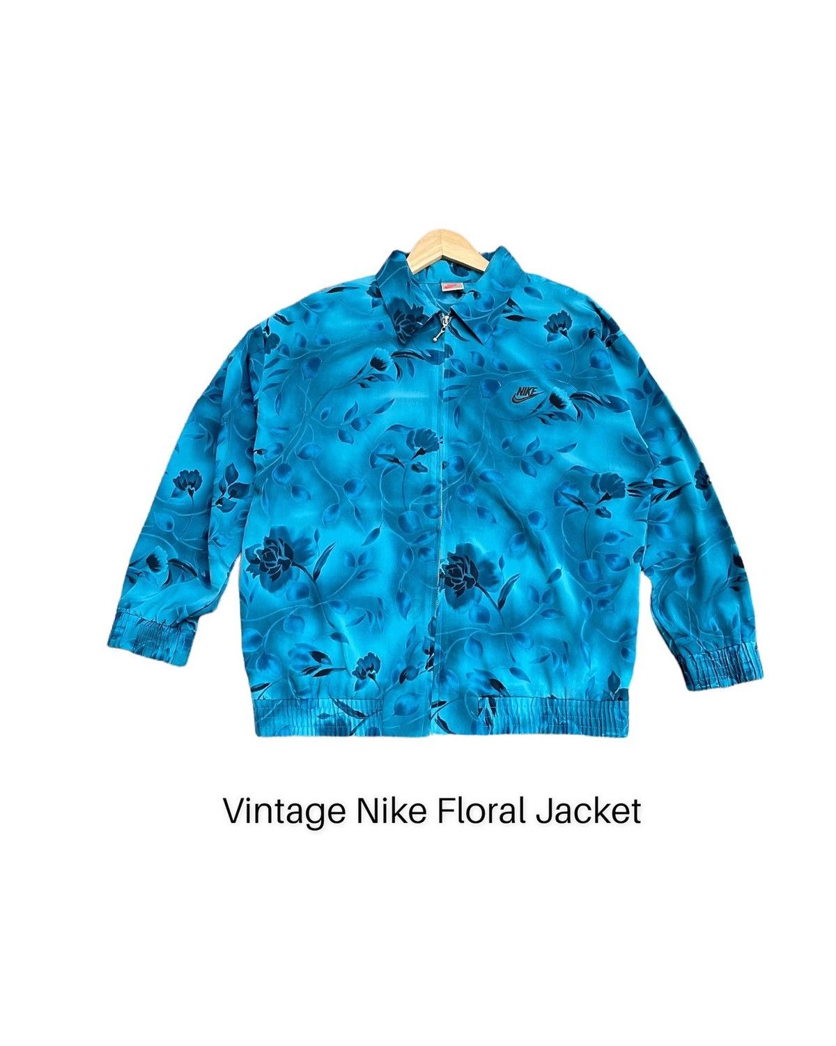 Nike Vintage Rare Nike Floral Jacket Size US XL / EU 56 / 4 - 1 Thumbnail