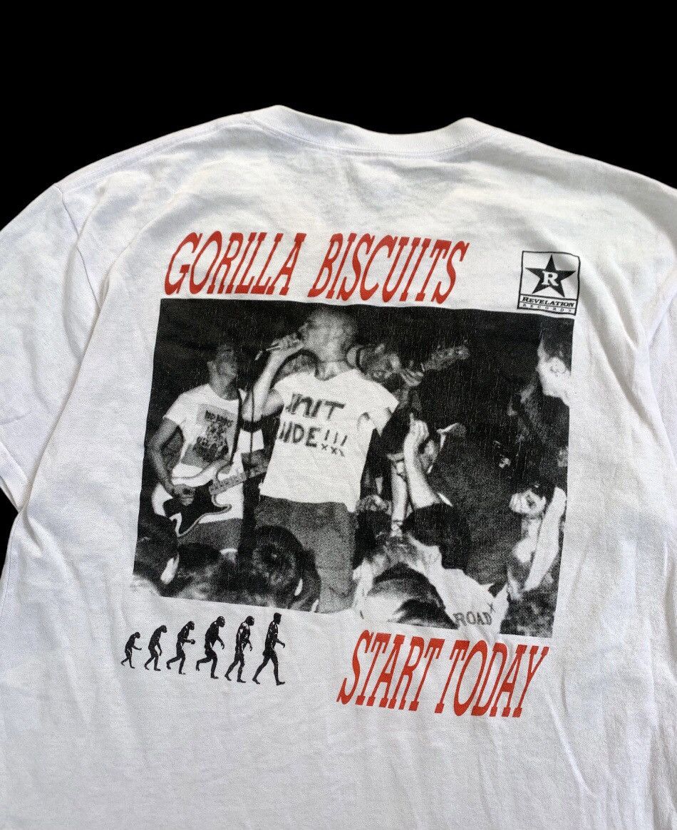 Band Tees Vintage Gorilla Biscuits Start Today 2000 Shirt Size US M / EU 48-50 / 2 - 5 Thumbnail