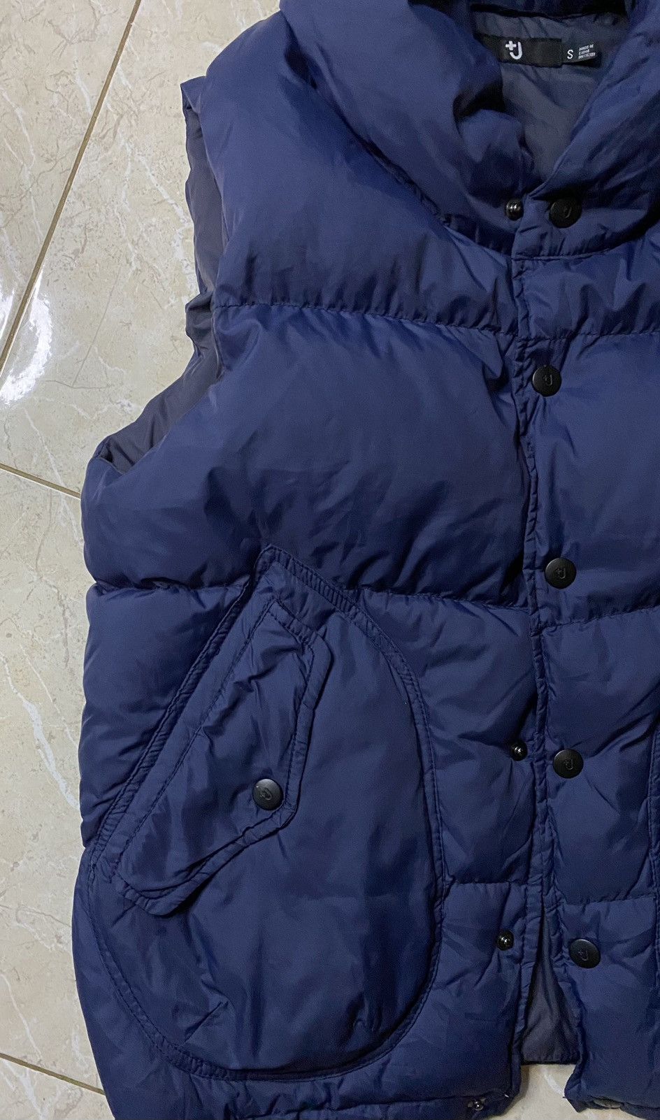 Jil Sander × Uniqlo Jil Sander x Uniqlo +J Shawl Collar Down Puffer Vest Size US S / EU 44-46 / 1 - 5 Thumbnail