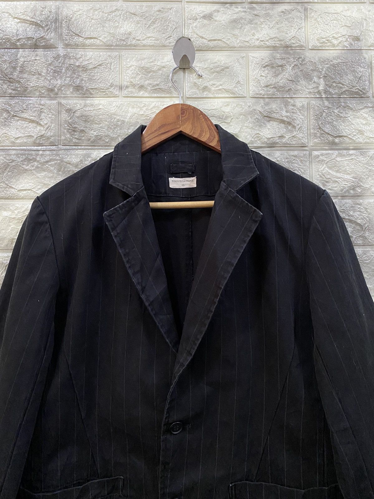 Japanese Brand Power to the people cotton fabric jacket Size US XL / EU 56 / 4 - 5 Thumbnail