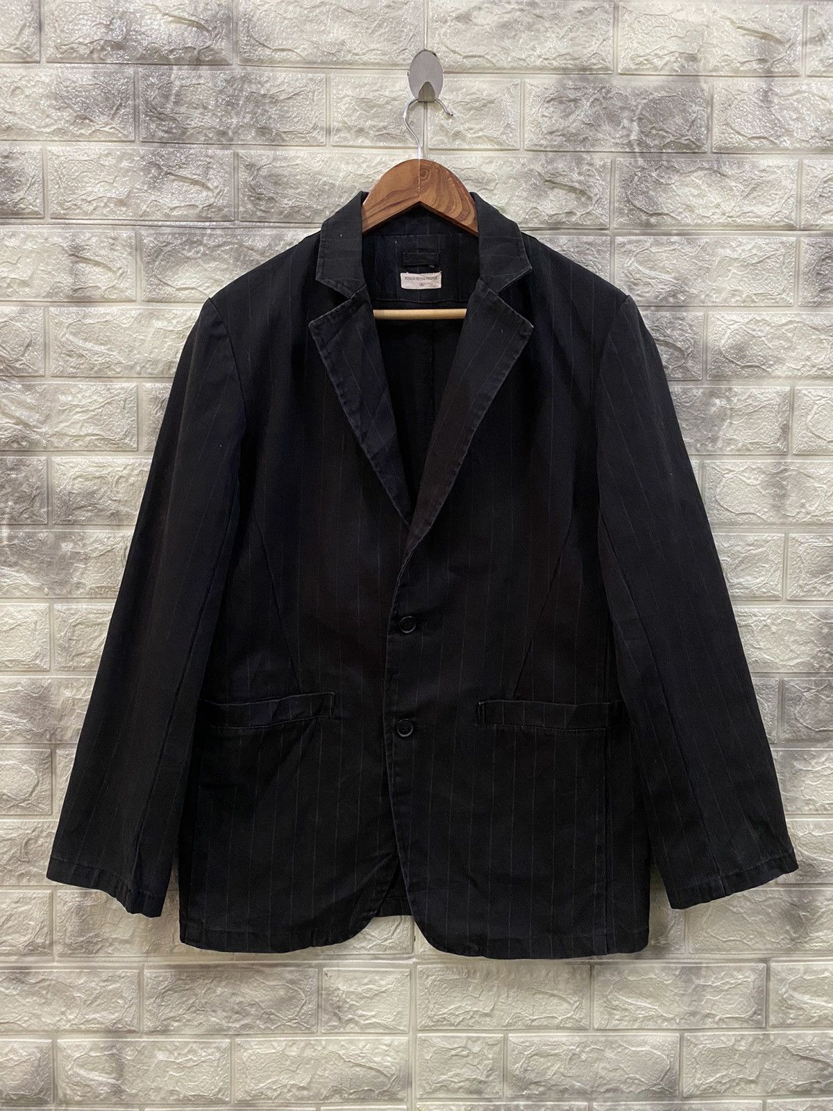 Japanese Brand Power to the people cotton fabric jacket Size US XL / EU 56 / 4 - 1 Thumbnail