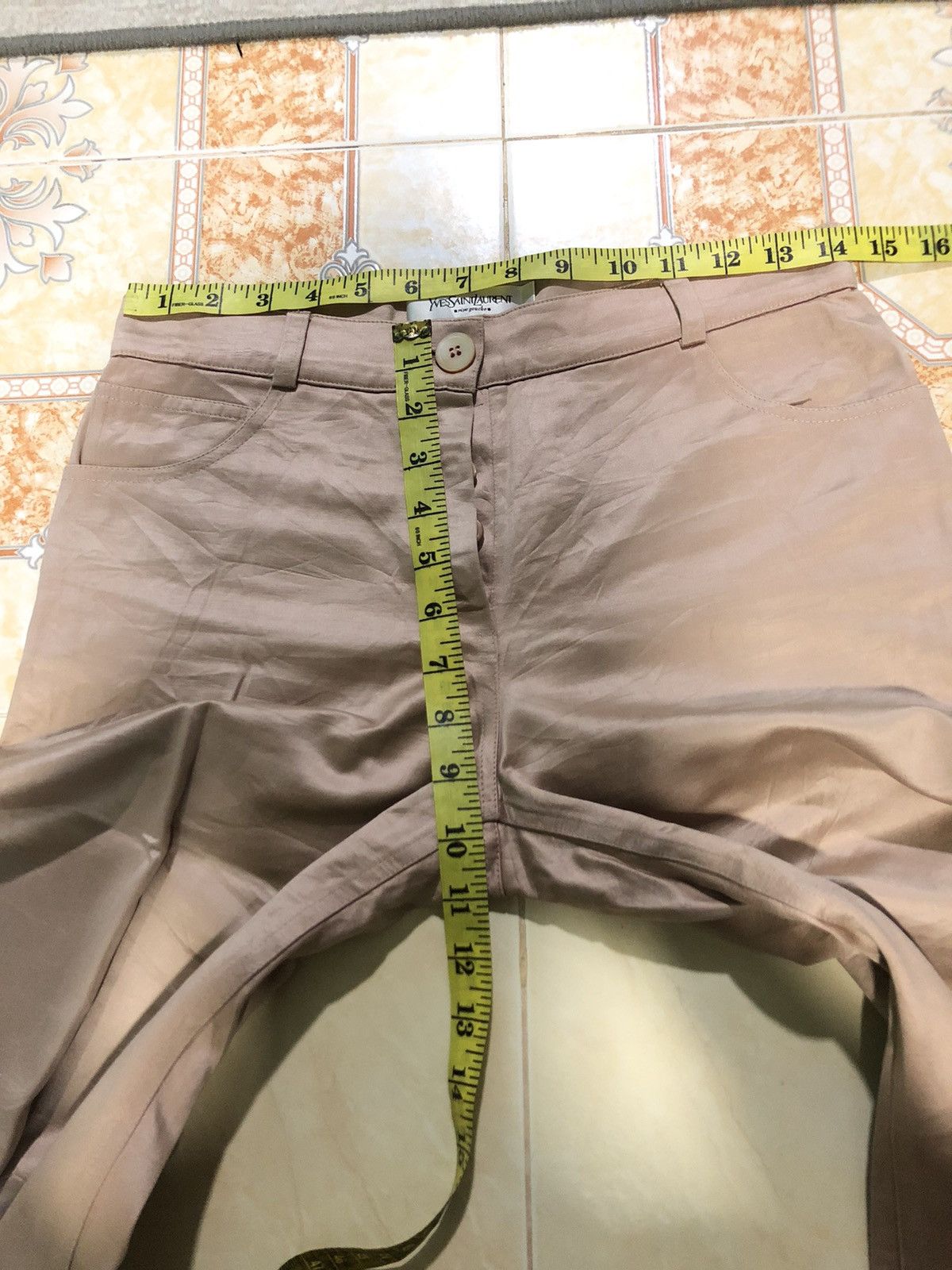 Yves Saint Laurent YVESSAINTLAURENT TROUSER SOFT SLACK PANTS MADE IN FRANCE 🇫🇷 Size 28" / US 6 / IT 42 - 10 Thumbnail