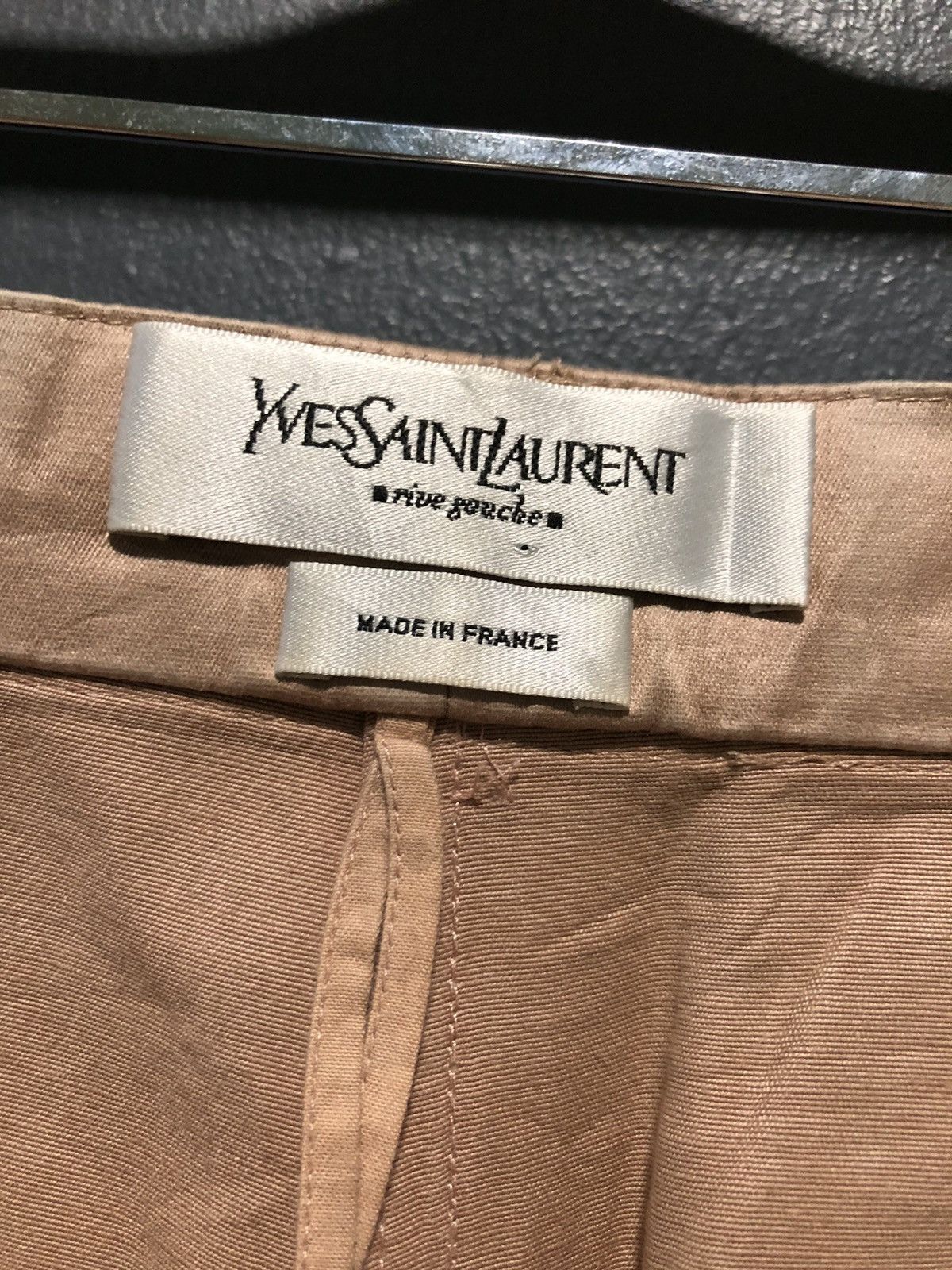 Yves Saint Laurent YVESSAINTLAURENT TROUSER SOFT SLACK PANTS MADE IN FRANCE 🇫🇷 Size 28" / US 6 / IT 42 - 7 Thumbnail