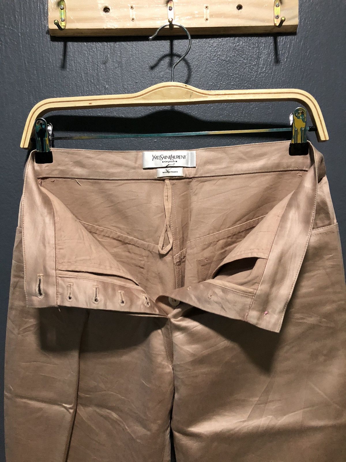 Yves Saint Laurent YVESSAINTLAURENT TROUSER SOFT SLACK PANTS MADE IN FRANCE 🇫🇷 Size 28" / US 6 / IT 42 - 5 Thumbnail