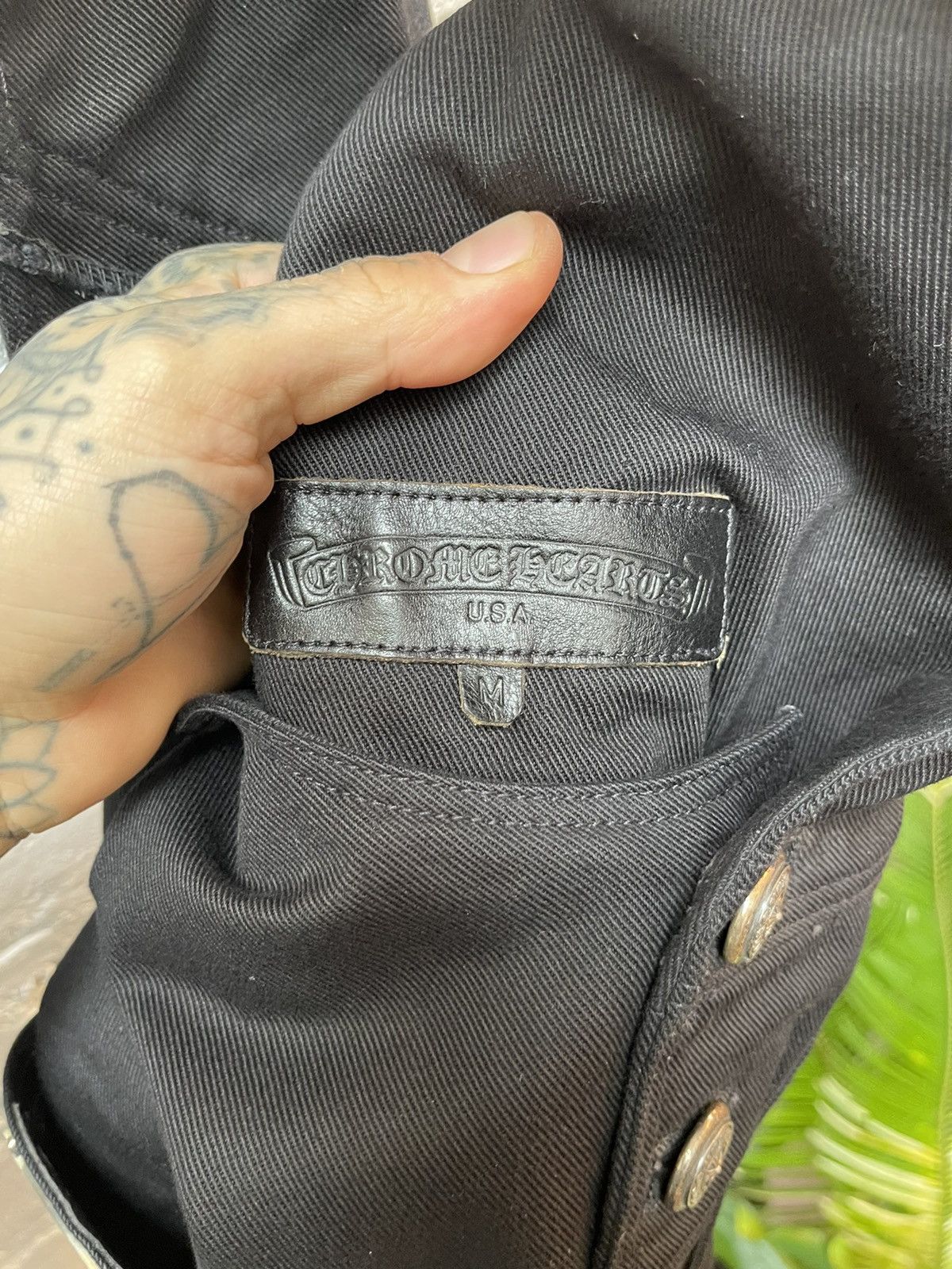 Chrome Hearts Chrome Hearts DENIM JEANS OVERALLS SZ M Black Size US 32 / EU 48 - 13 Thumbnail