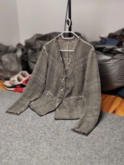 Transit 🖤 Transit Par Such Premium Cotton Garment Dyed Blazer Size M / US 6-8 / IT 42-44 - 10 Thumbnail