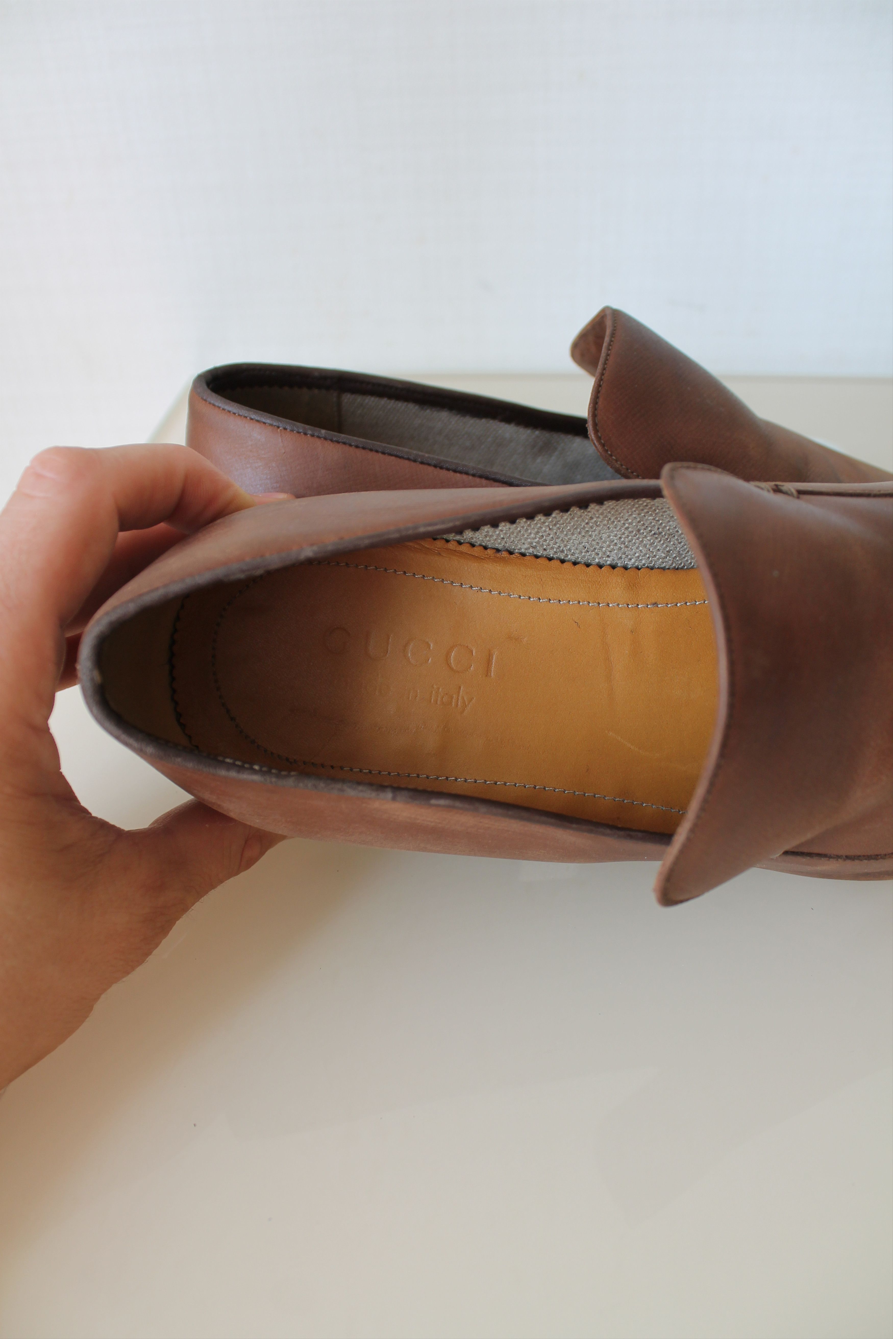Gucci GUCCI Leather Loafers Shoes Classic Size US 8.5 / EU 41-42 - 10 Thumbnail