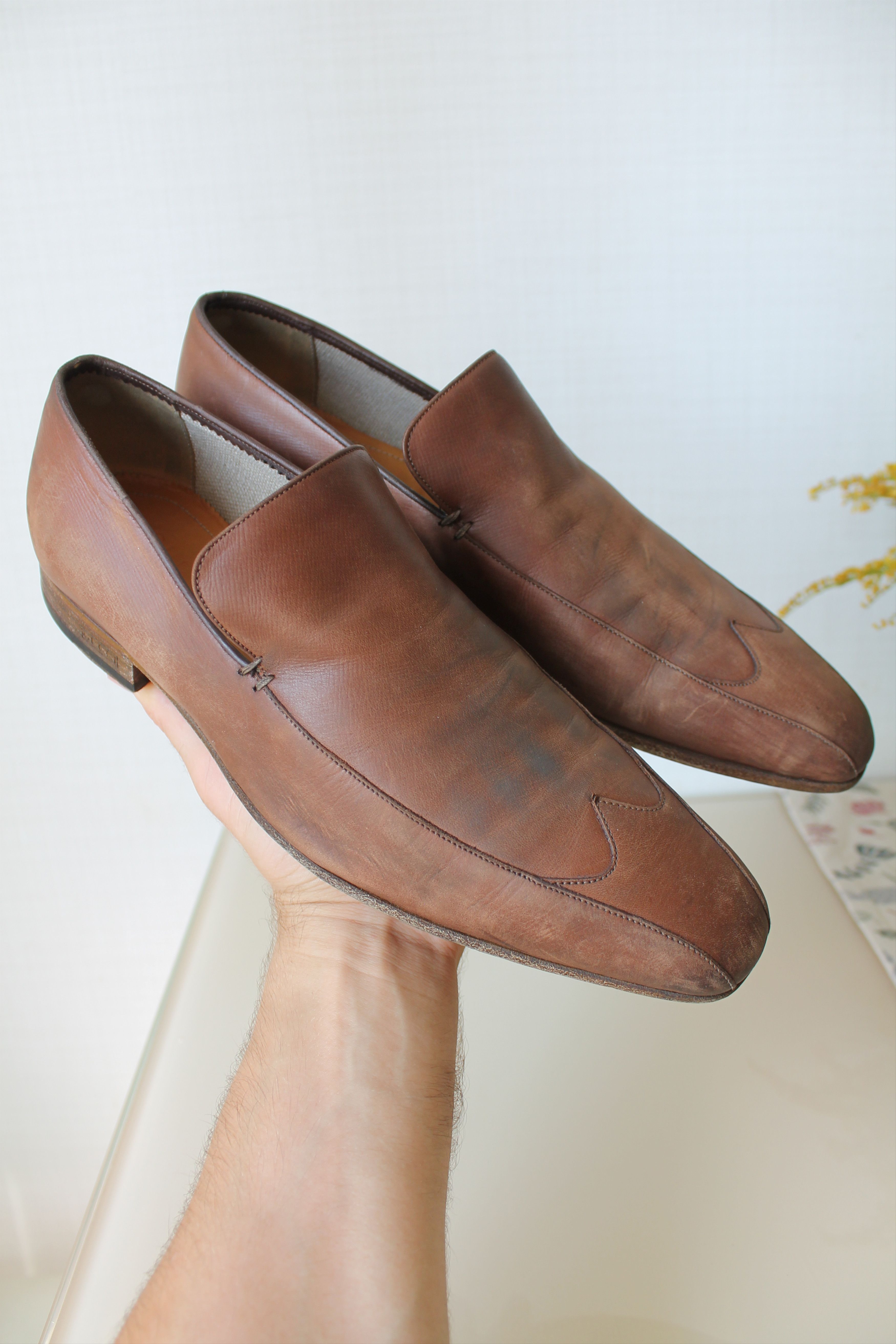 Gucci GUCCI Leather Loafers Shoes Classic Size US 8.5 / EU 41-42 - 2 Thumbnail