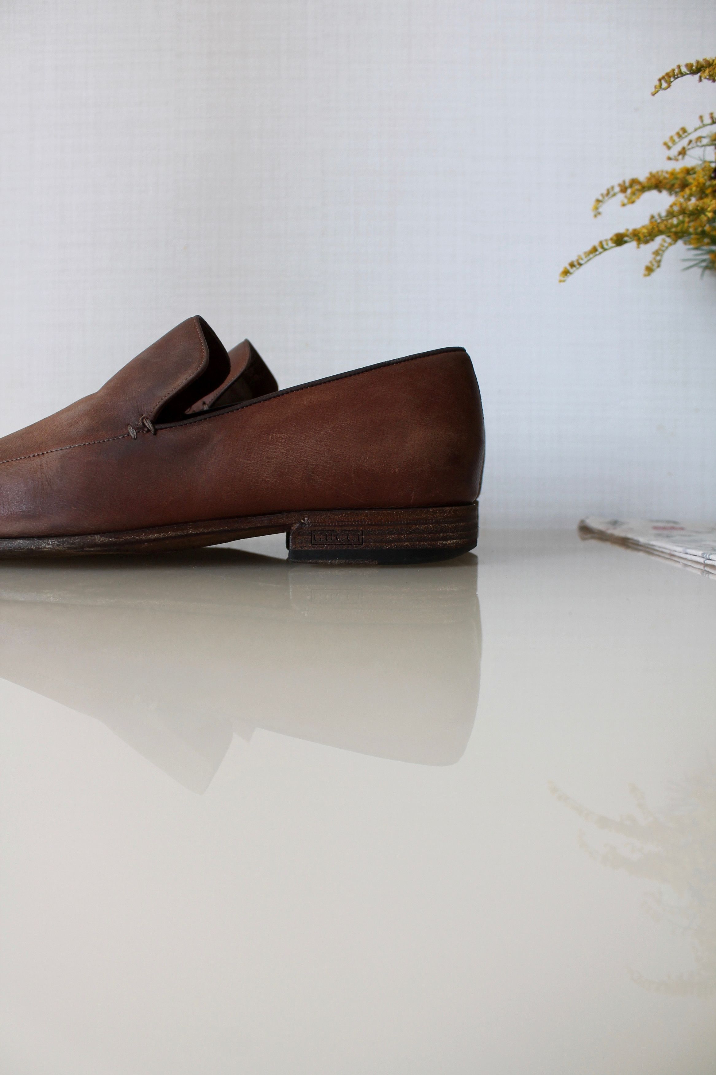 Gucci GUCCI Leather Loafers Shoes Classic Size US 8.5 / EU 41-42 - 5 Thumbnail