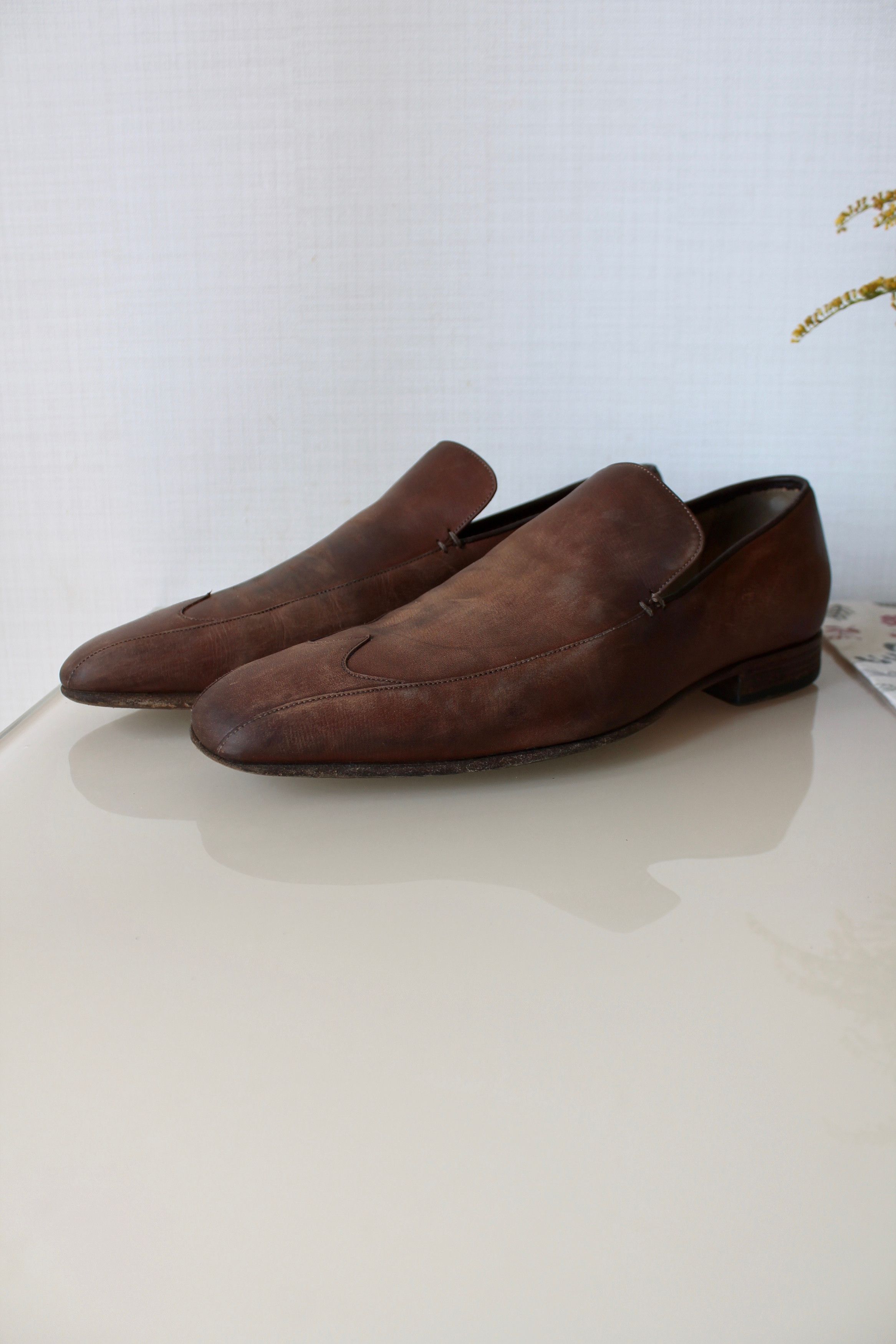 Gucci GUCCI Leather Loafers Shoes Classic Size US 8.5 / EU 41-42 - 3 Thumbnail