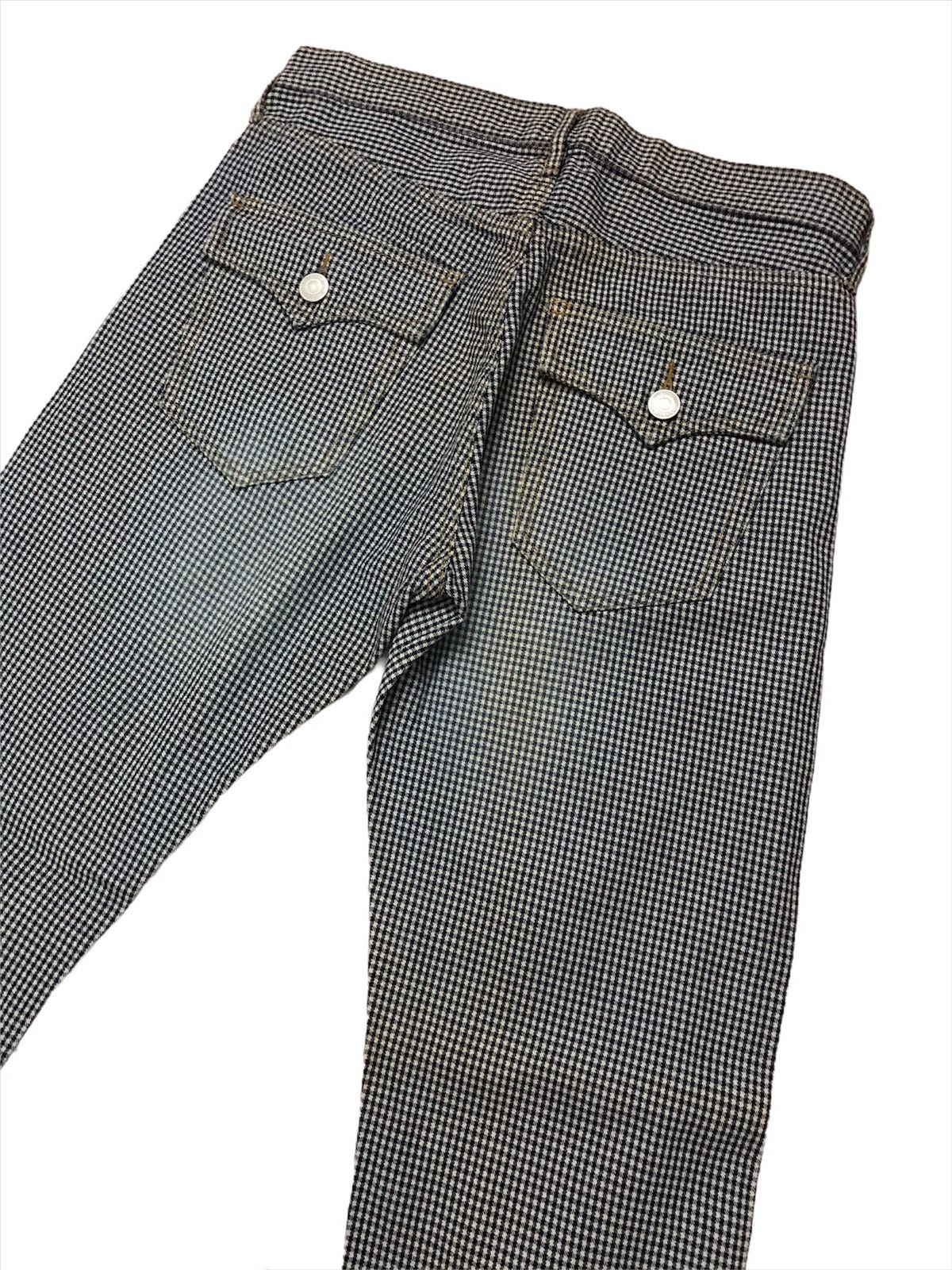 Japanese Brand × Other Japanese Checkered Bootcut Pants Size US 30 / EU 46 - 4 Thumbnail