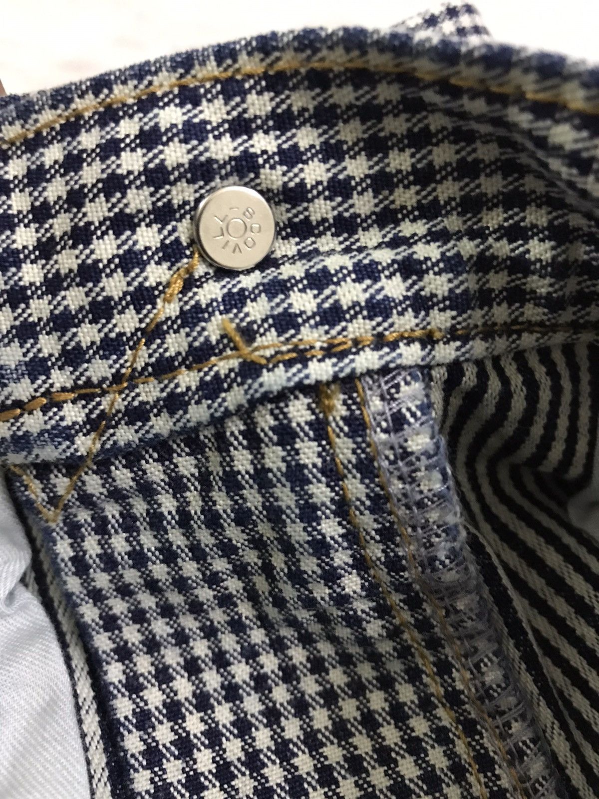 Japanese Brand × Other Japanese Checkered Bootcut Pants Size US 30 / EU 46 - 6 Thumbnail