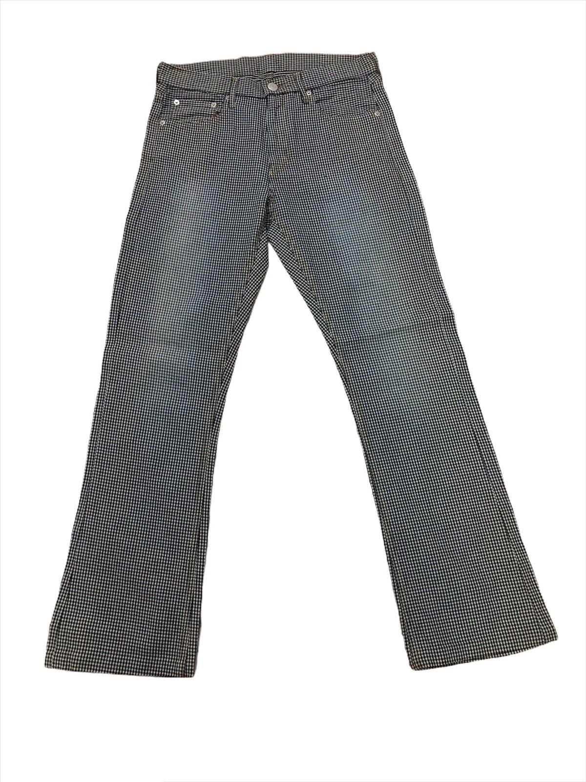 Japanese Brand × Other Japanese Checkered Bootcut Pants Size US 30 / EU 46 - 2 Thumbnail
