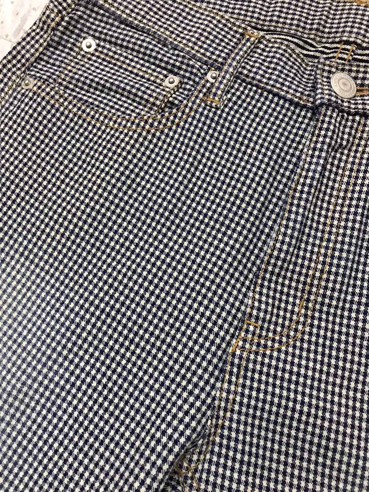 Japanese Brand × Other Japanese Checkered Bootcut Pants Size US 30 / EU 46 - 5 Thumbnail