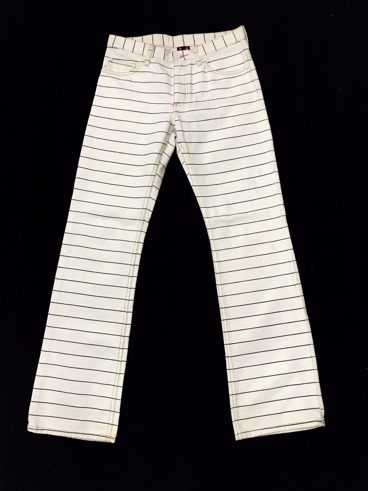 Japanese Brand Japanese Brand X-Girl Striped Jeans Size US 28 / EU 44 - 2 Thumbnail