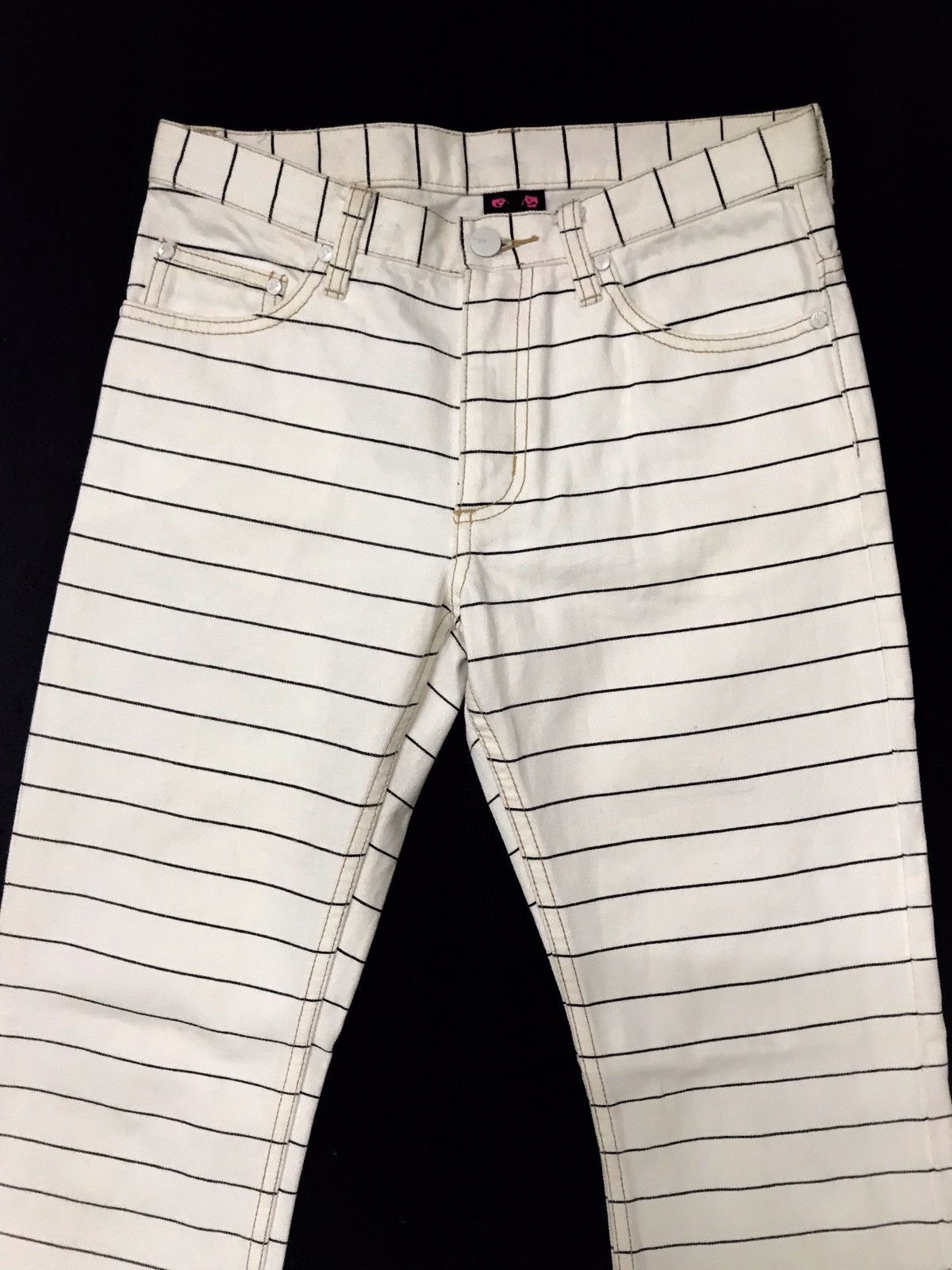 Japanese Brand Japanese Brand X-Girl Striped Jeans Size US 28 / EU 44 - 1 Thumbnail