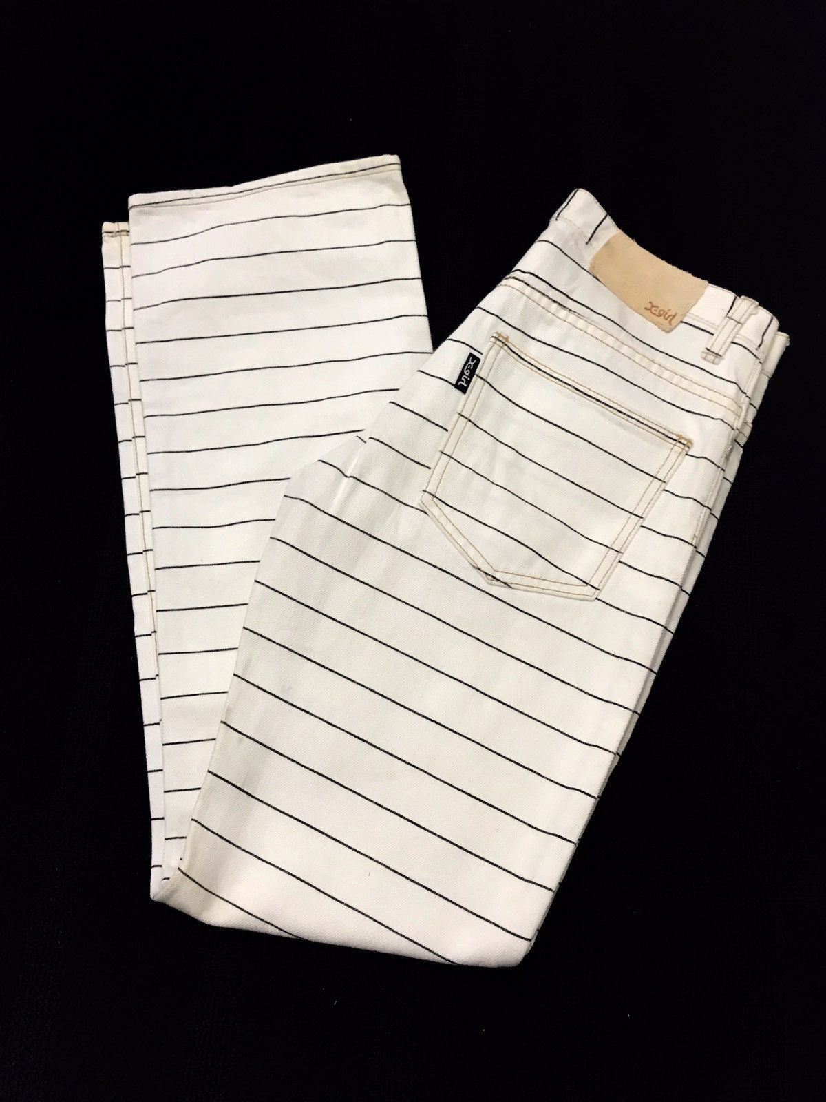 Japanese Brand Japanese Brand X-Girl Striped Jeans Size US 28 / EU 44 - 8 Thumbnail